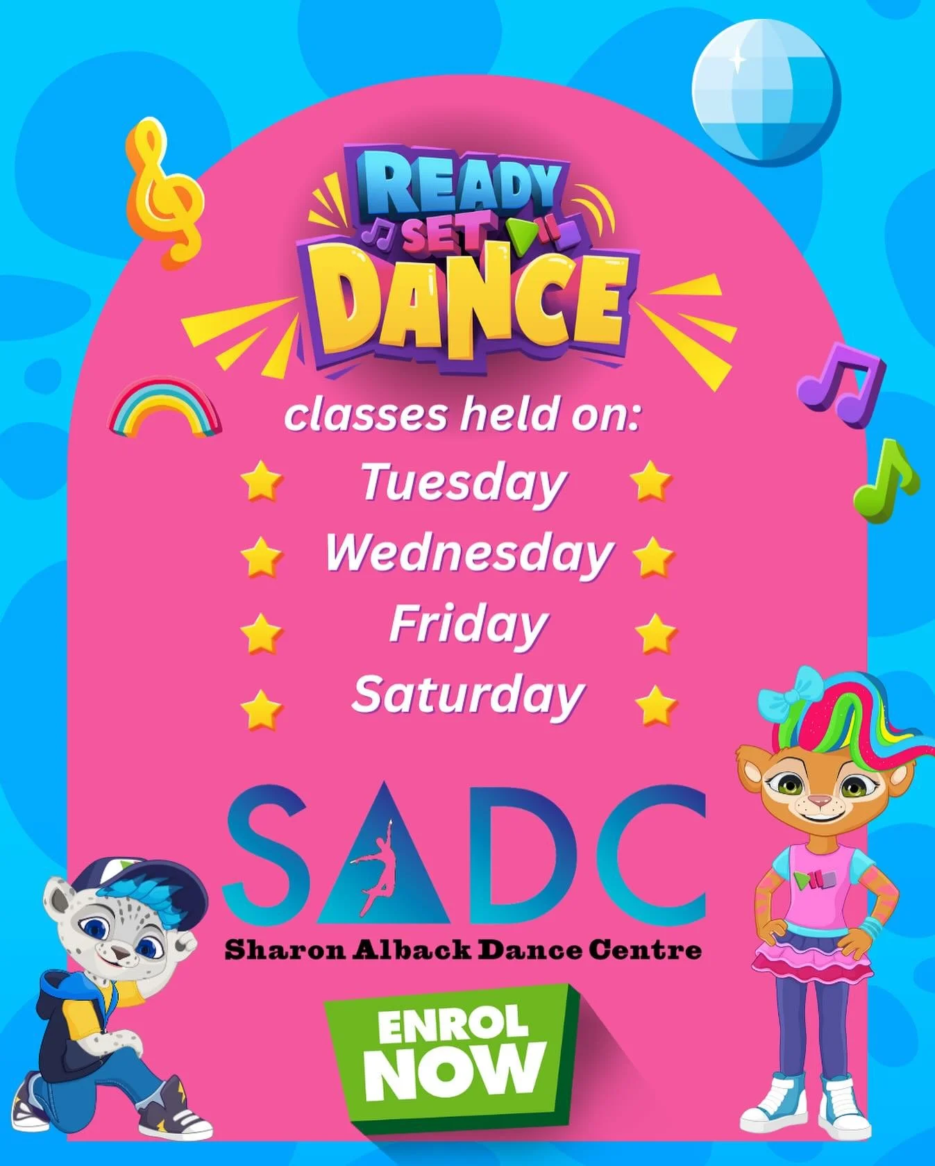 ⭐️ We are still accepting students into our classes! 
Ready Set Dance is not just about teaching dance steps; it&rsquo;s a program that engages young children in a fun and age-appropriate way. 

We look forward to speaking with you and finding a clas