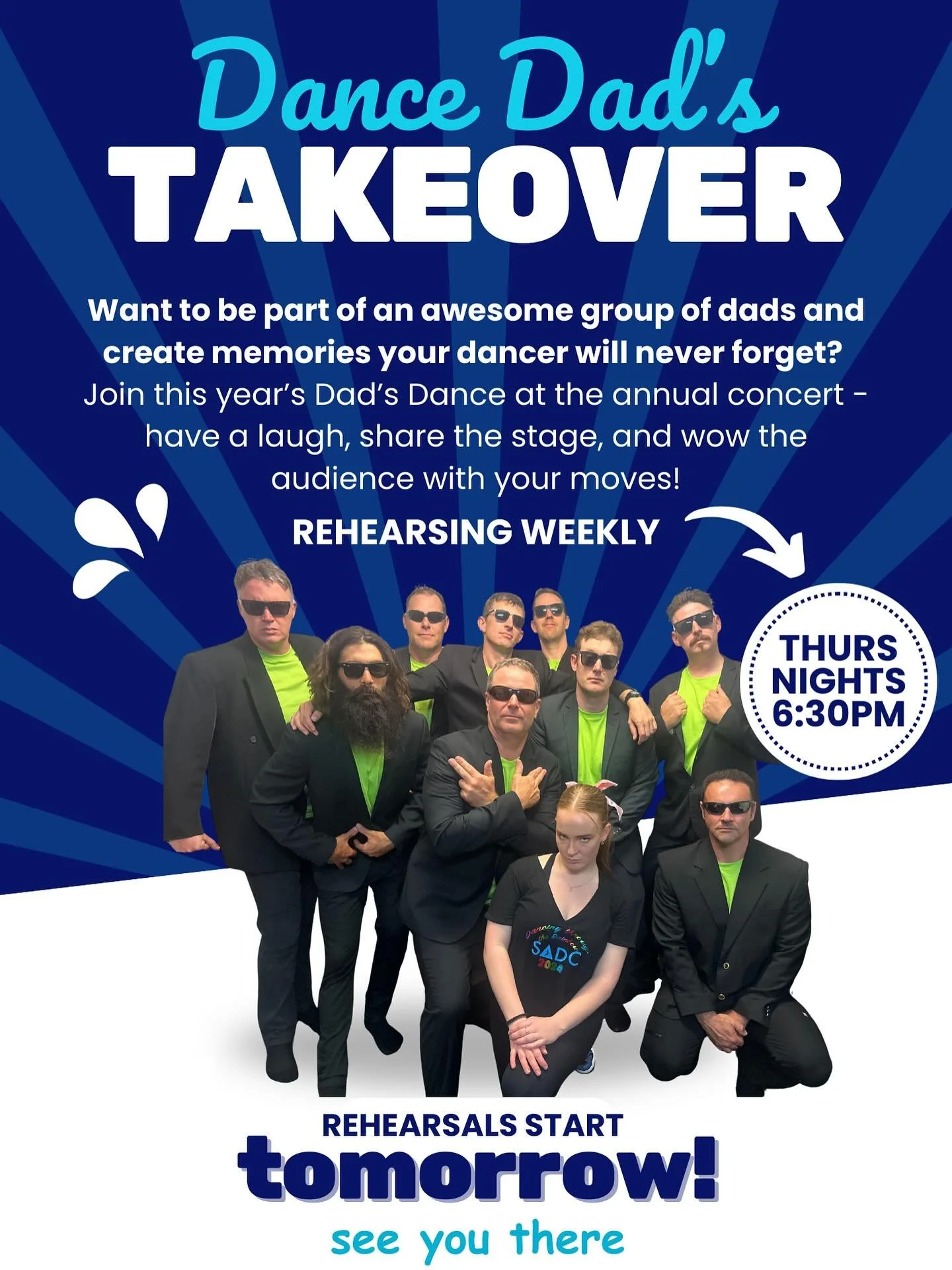 👨&zwj;🕺✨ Hey Dads&hellip; it&rsquo;s YOUR time to shine! ✨
Join our Dad&rsquo;s Dance for the End‑of‑Year Concert! 🎉

No dance experience? No problem 🙌
All you need is:
😂 A sense of humor
🤝 A friendly vibe
❤️ A love for making memories

It&rsqu