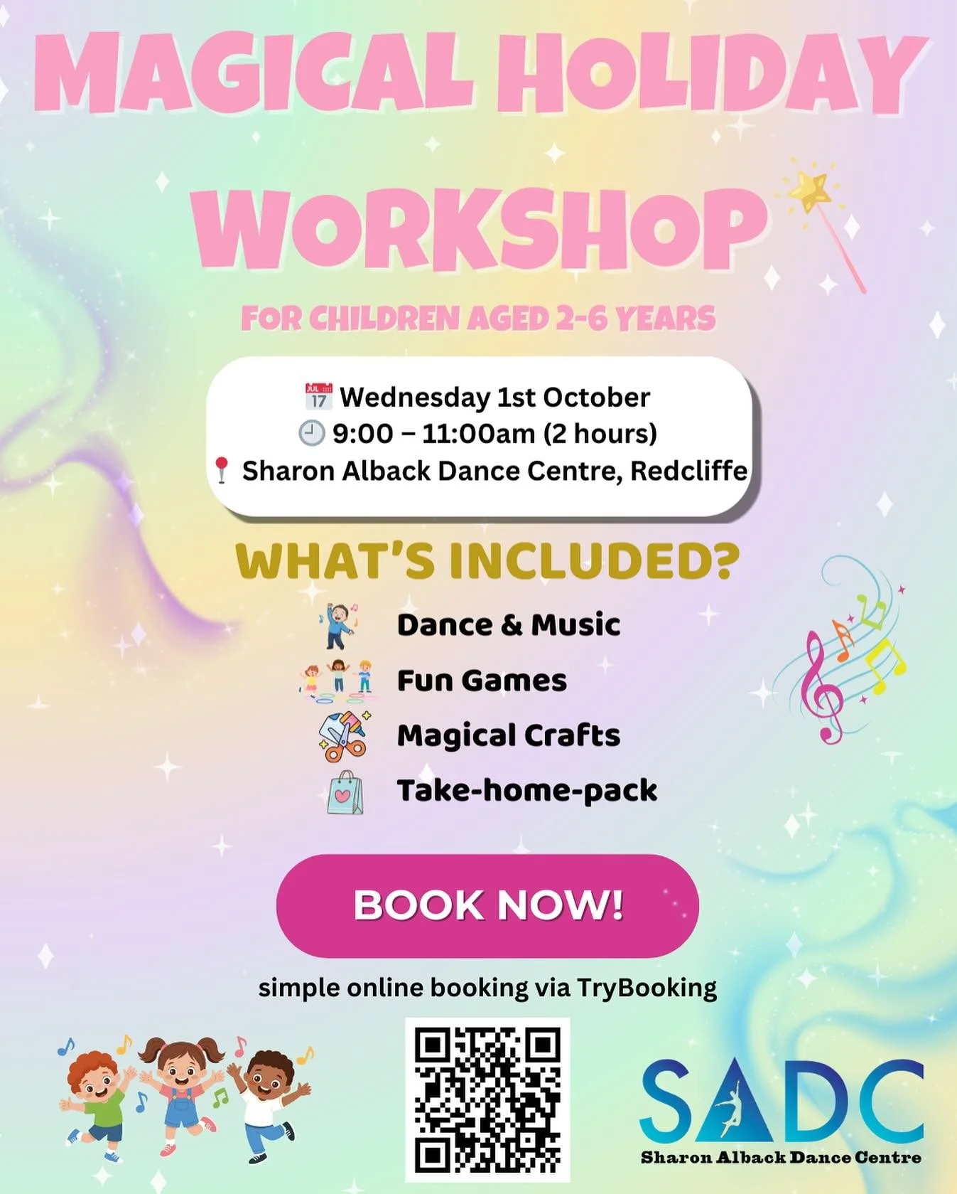 ✨💫 The secret is out&hellip; our holiday workshop theme is MAGICAL POWERS! 🧚&zwj;♀️🧙&zwj;♂️⚡️

Our little dancers will be dancing, playing, crafting, and unlocking their very own special powers this school holidays! 🌈🪄

💜 Spots are limited &nda