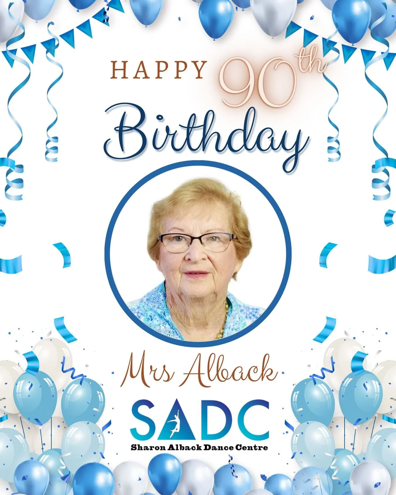 ✨ Happy 90th Birthday, Mrs Alback! ✨

Today we celebrate the incredible woman who started it all &mdash; the founder of our dance school and the heart of our community.

Your lifelong dedication to dance and the countless lives you&rsquo;ve inspired 