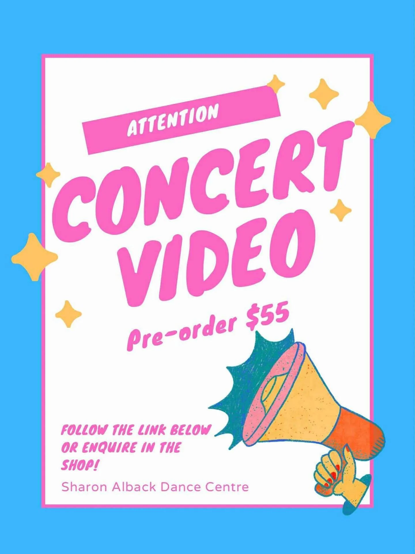 🎬✨ Don&rsquo;t Let the Magic Fade &mdash; Capture It Forever! ✨🎬

Our 2025 concerts, Ready Set Party Time, and Elements in Motion, are going to be pure magic &mdash; every leap, turn, and smile telling a story. 💫
Make sure those memories don&rsquo