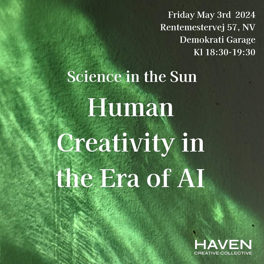 Hear experts talk about the relevance of human creativity in the era of AI. Have a drink in the sun, if you like. After the talks, there will be chess and board games for those who are interested.

🕠 When? Friday 3rd of May at 18:30-19:30 (chess fro