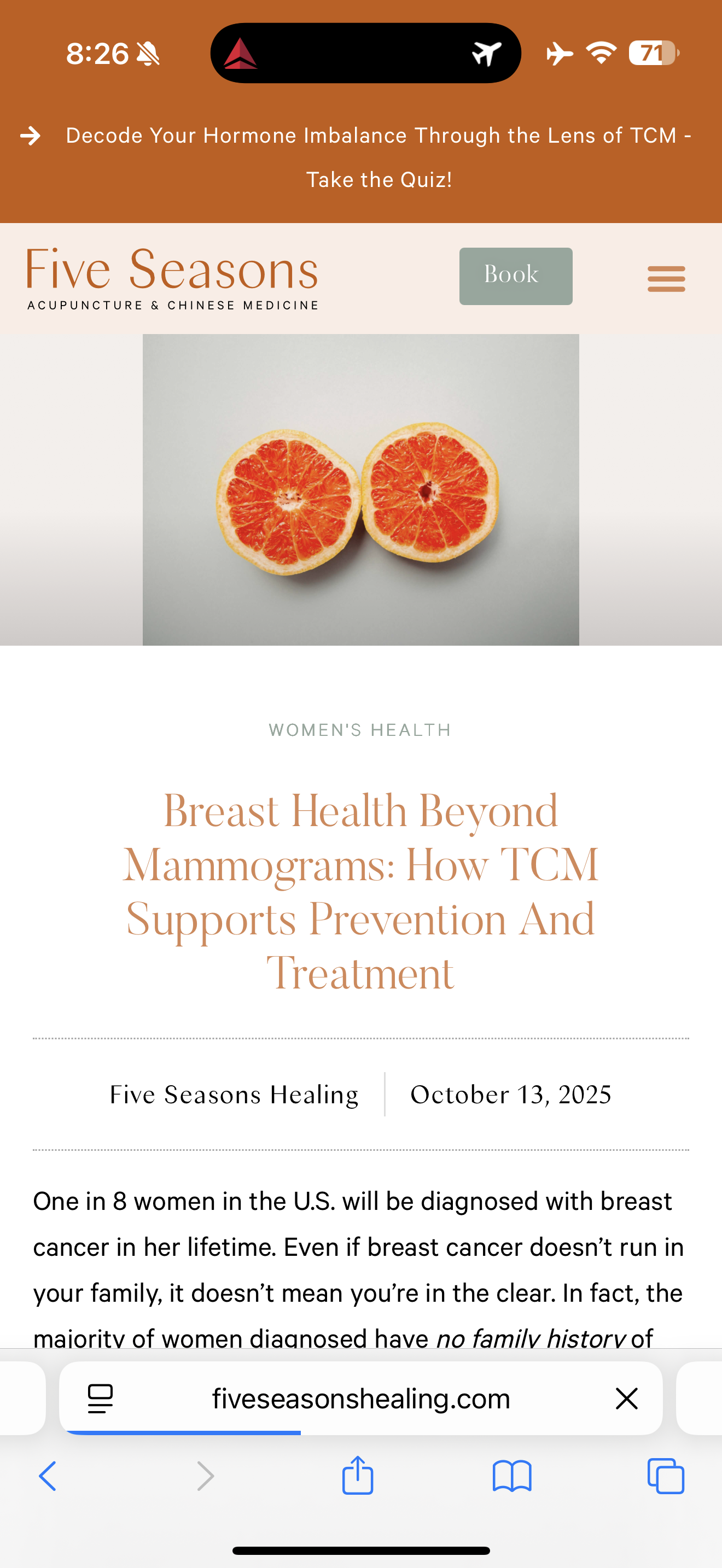 Breast Health Beyond Mammograms