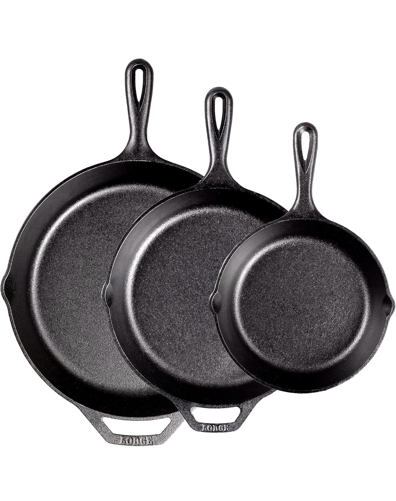 Lodge Pre-Seasoned Cast Iron Skillet Set