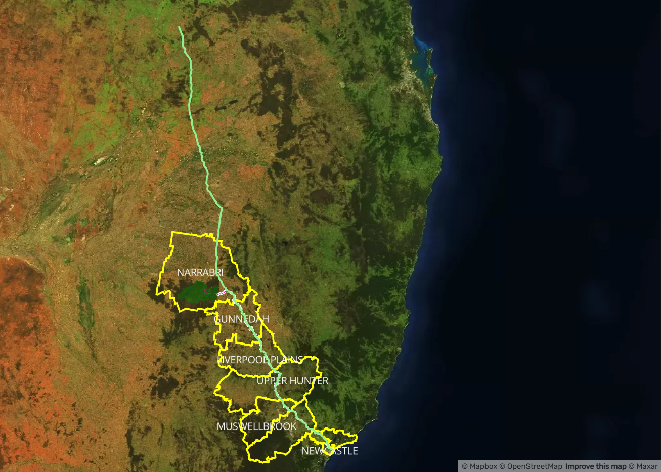 The Hunter Gas Pipeline