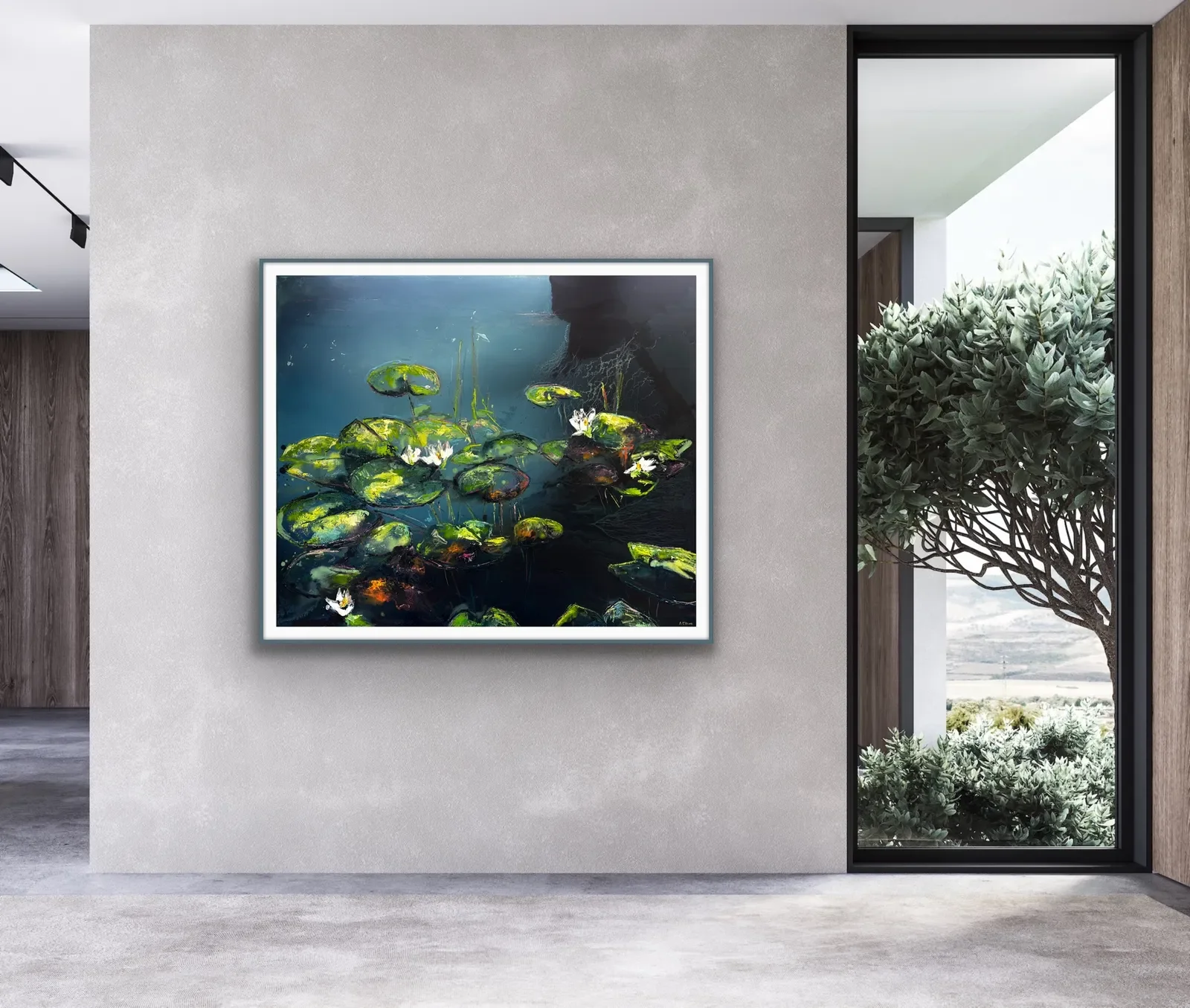 gormleysgallery-anna-mckeever-waterlilies-twilight (1).webp