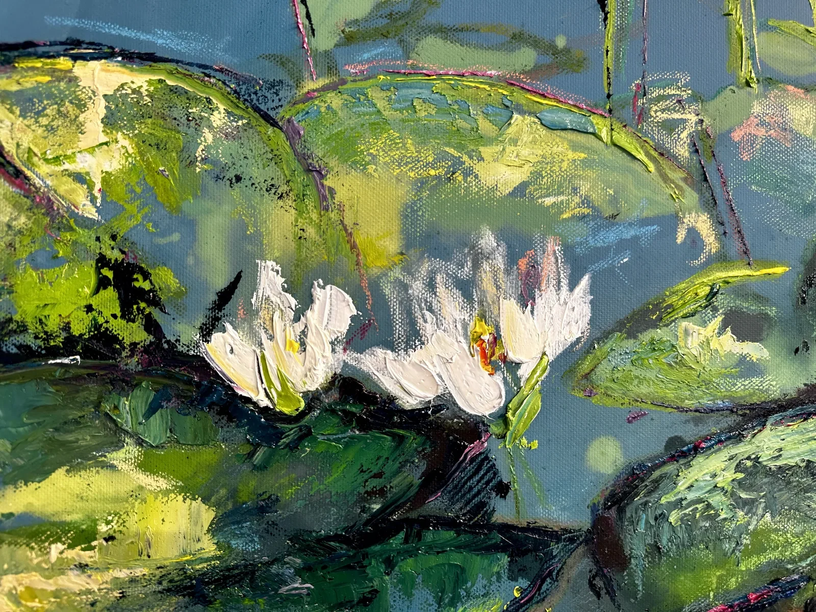gormleysgallery-anna-mckeever-waterlilies-twilight.webp