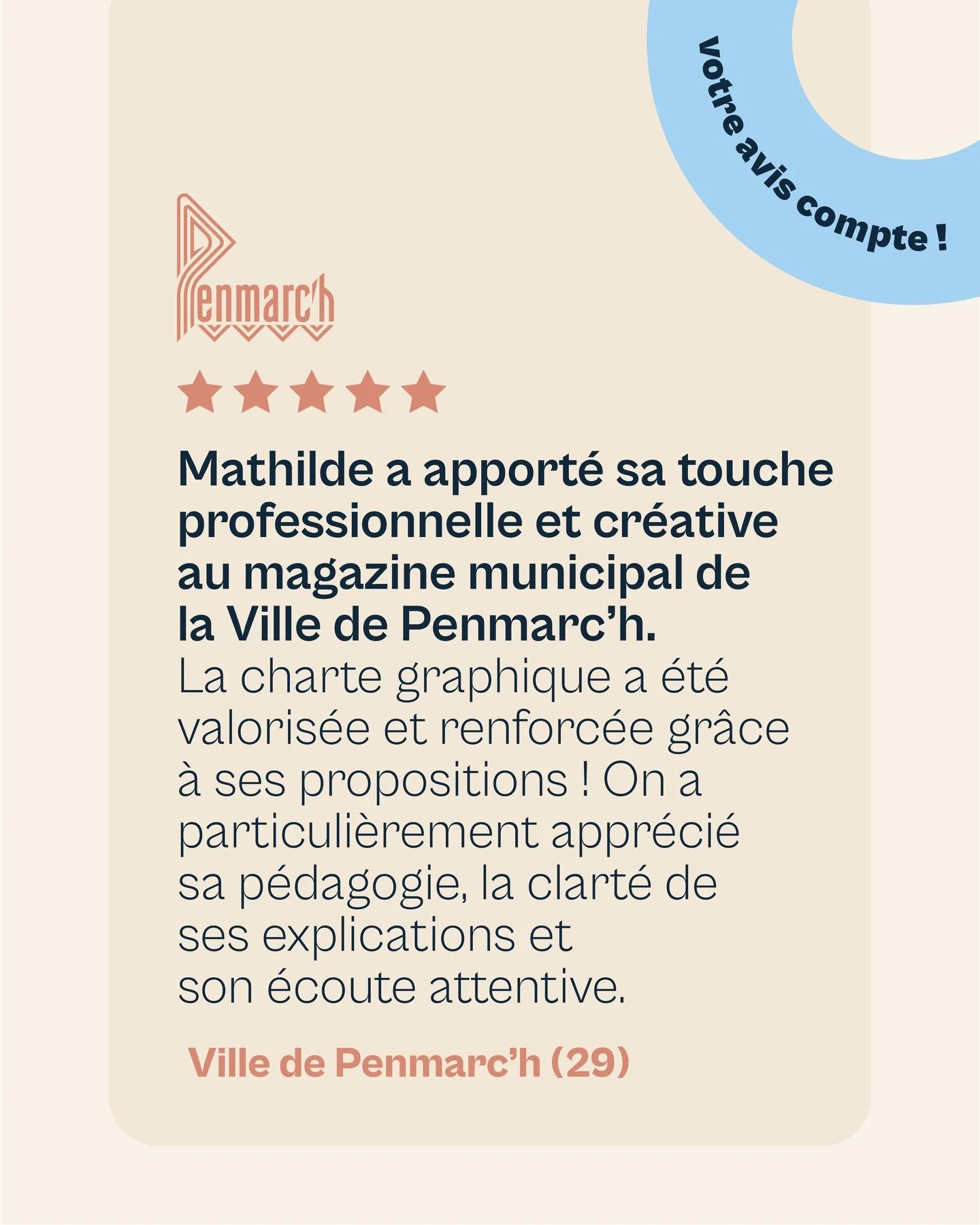 💬 Parce que votre avis compte ! 
.
Merci &agrave; la @villedepenmarch pour sa confiance ! 
Le Pen&rsquo;Mag continue de vivre aupr&egrave;s des habitants de sa commune ! 🤗
.
💻 &Agrave; retrouver sur le site : https://www.kreionstudio.com
.
#kreion