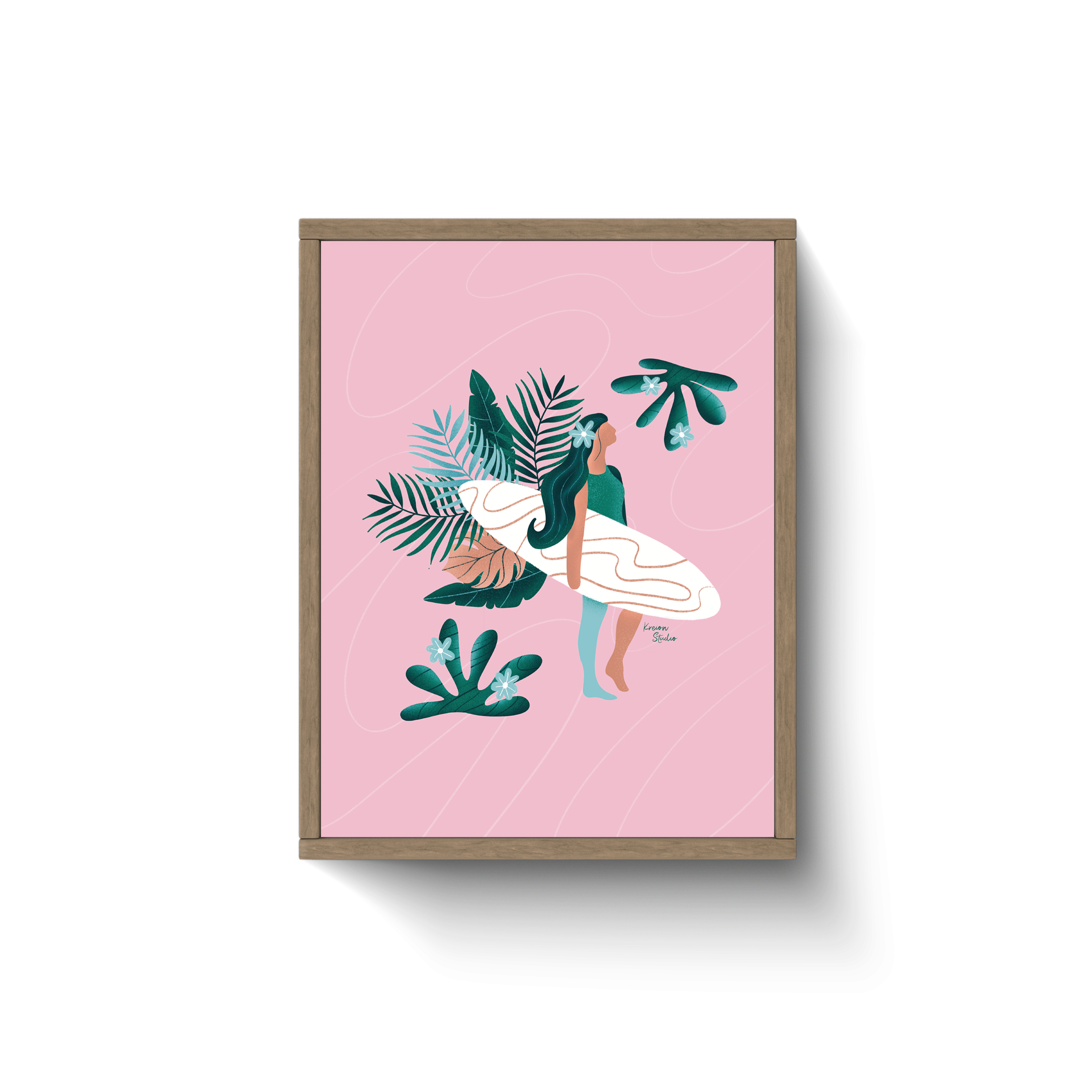 Affiche Surfergirl
