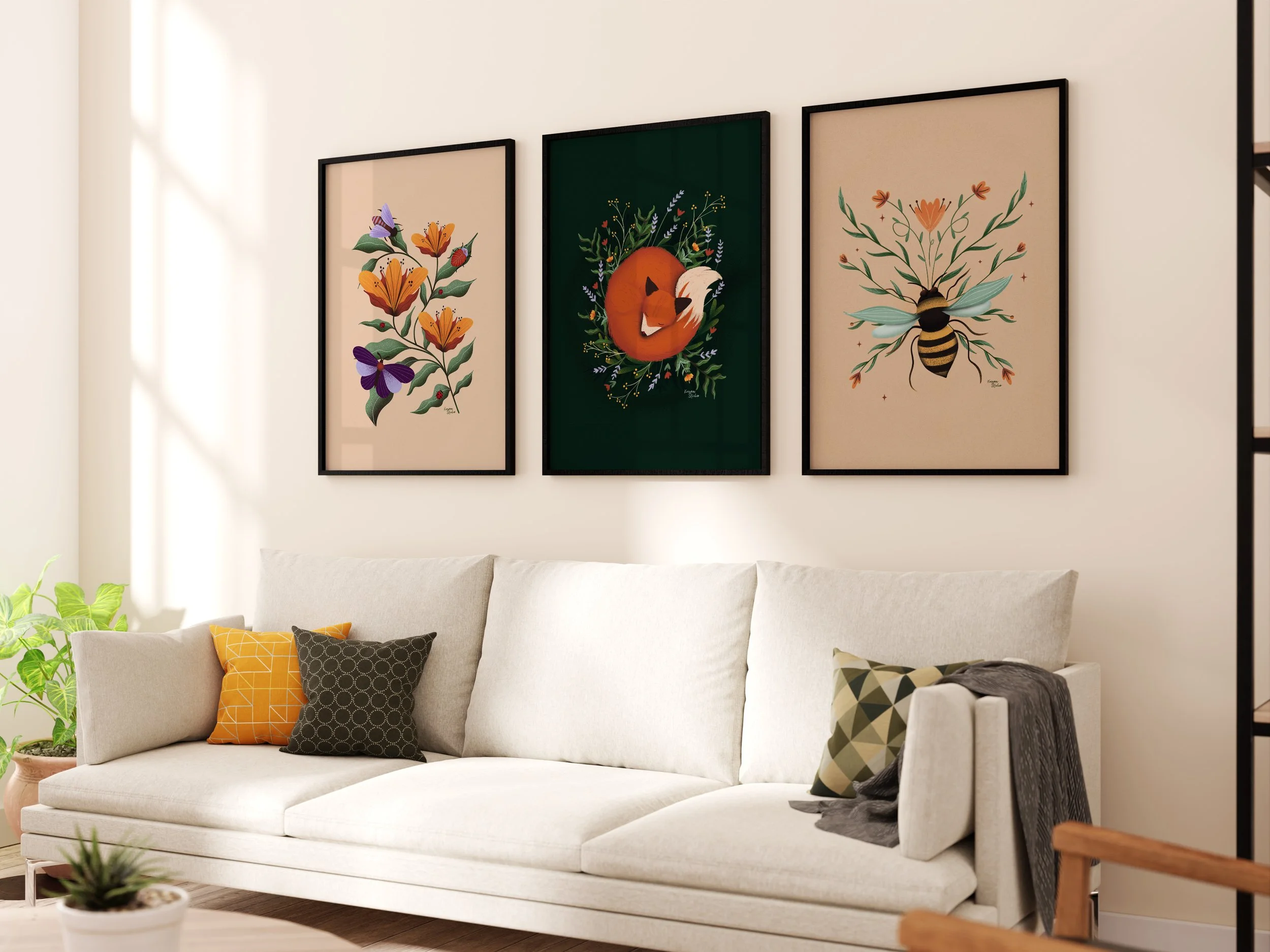 Des illustrations Kreion dans votre salon !