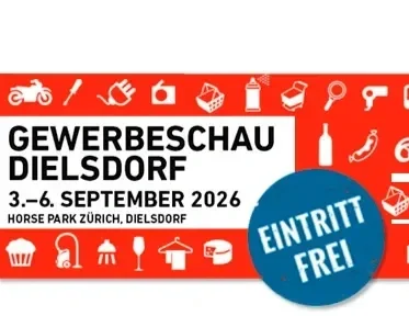 Höhenarbeit auf der Gewerbeschau Dielsdorf vom 3. bis 6. September 2026