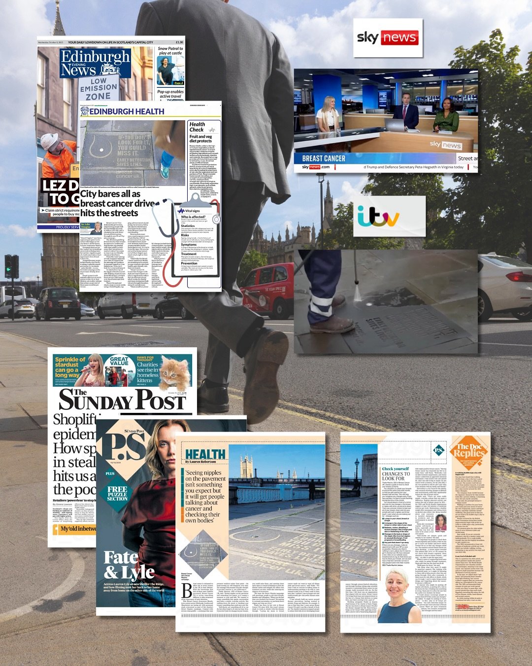 October coverage rewind! 🎥✨Swipe to see how the Capture Team got our clients making headlines last month, from social buzz to media hits and broadcast moments! Highlights include our Breast Cancer Uk Street Nipples campaign, Gran Luchito Day of the 