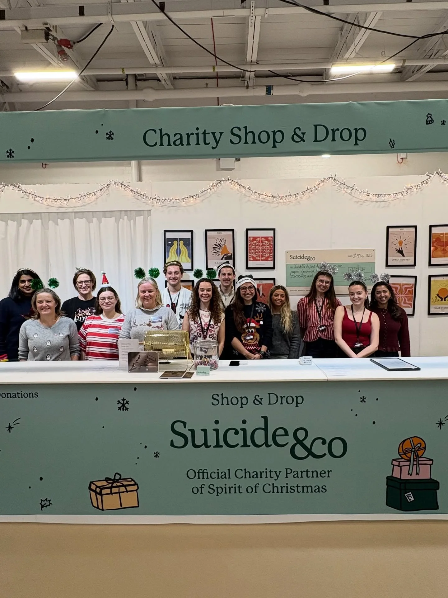 The Capture Team is feeling festive! ✨Recently we took two days out of the office to volunteer at Spirit of Christmas, supporting the brilliant @suicideandco .

We swapped press releases, pitches and campaign planning for coats, bags and endless queu