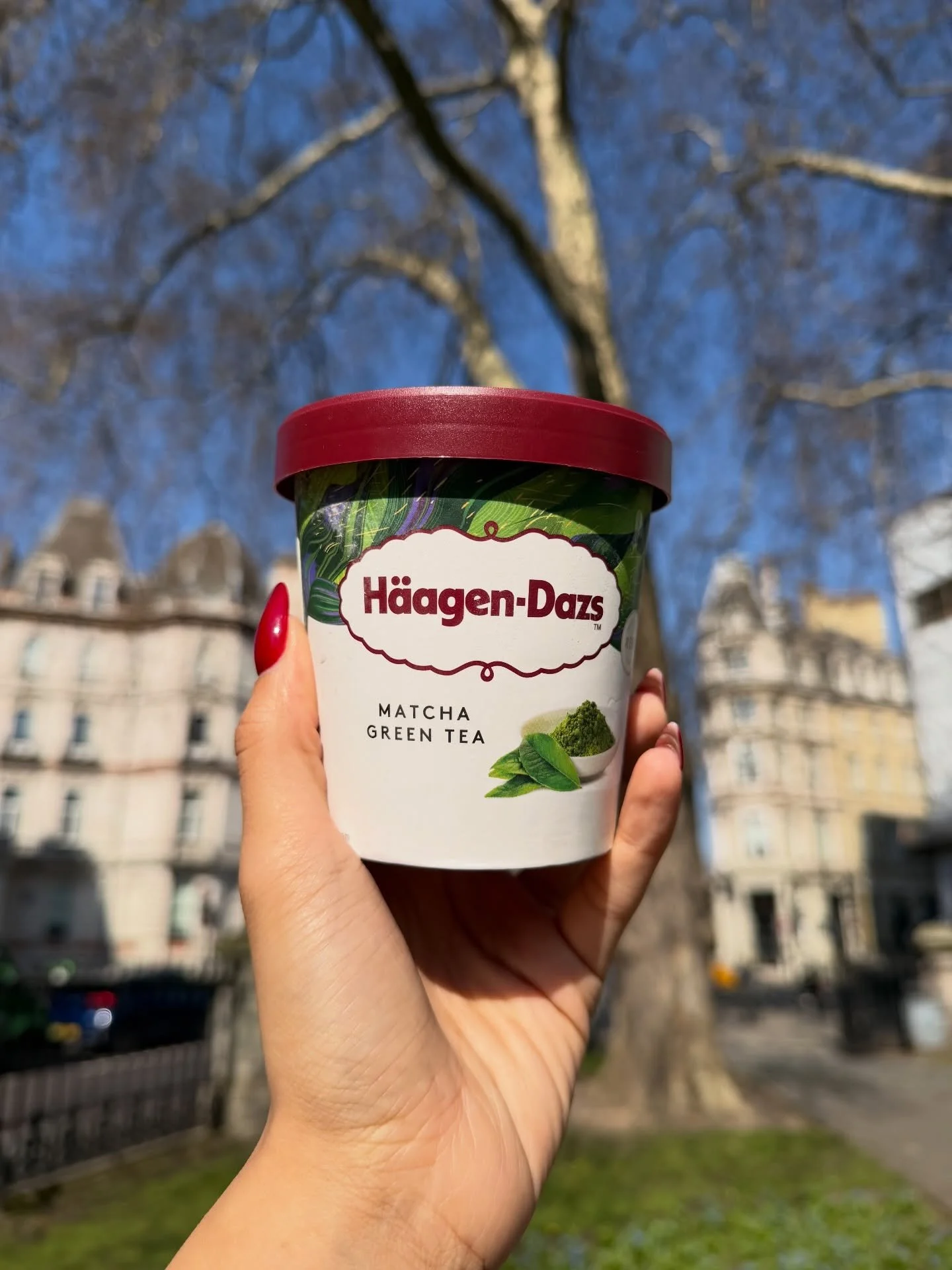 The sun is shining, and we&rsquo;ve got matcha on the mind ☀️🍵

Good thing there&rsquo;s a brand new H&auml;agen-Dazs Matcha pint! Basically made for days like this 💚