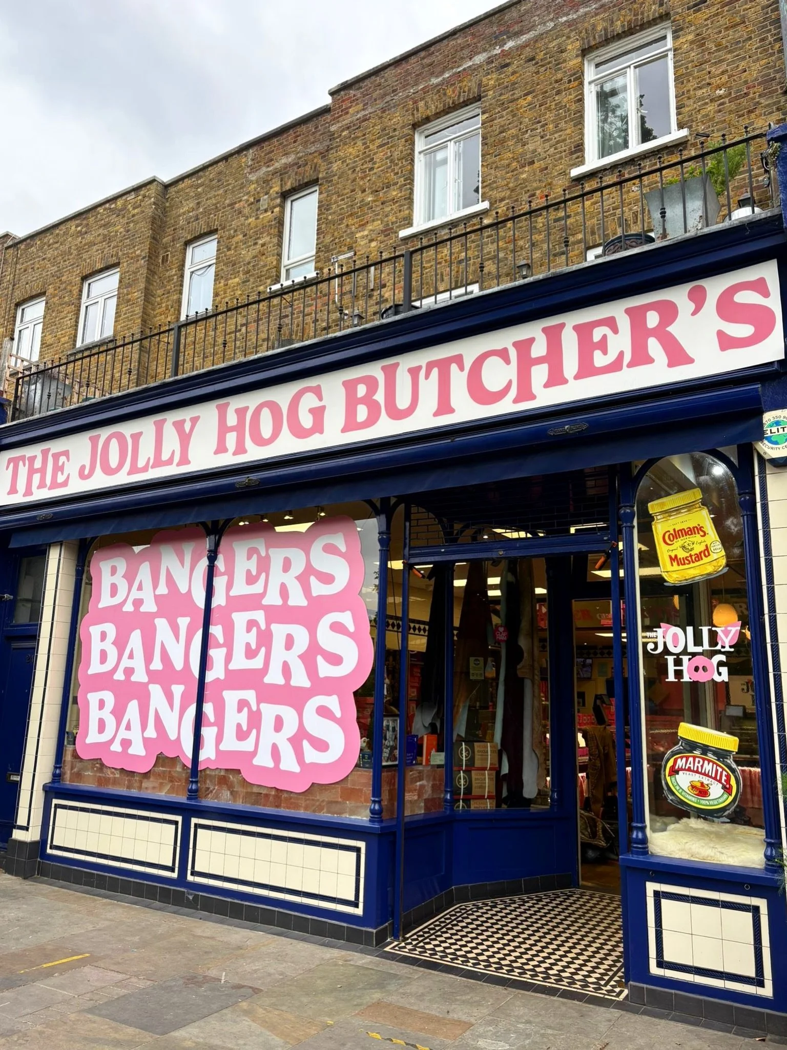 Turns out the quickest way to get Britain talking is still through the local butcher 🥓

So for one day only, we launched The Jolly Hog Butchers to celebrate The Jolly Hog&rsquo;s most iconic launch yet: their new Marmite + Colman&rsquo;s sausage ran