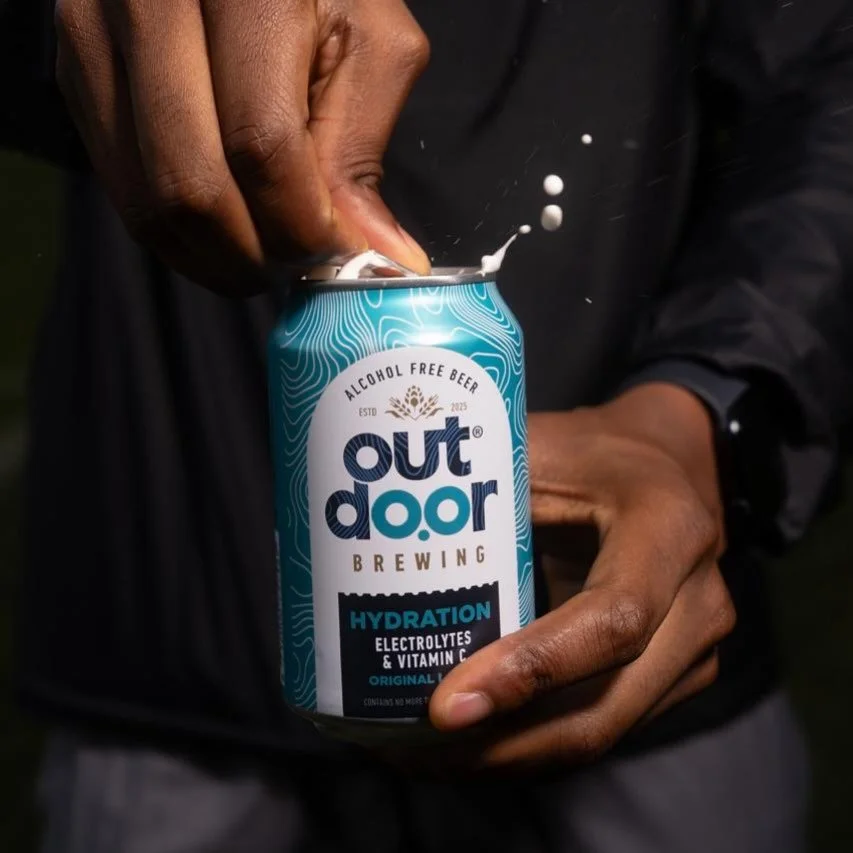 POV: the post-run pint now comes with electrolytes. 🍺⚡️

We&rsquo;re excited to be working with @outdoorbrewing_uk -  the isotonic 0.0 lager born for the new era of fitness-led socialising.

Because culture is changing. People still want the ritual 