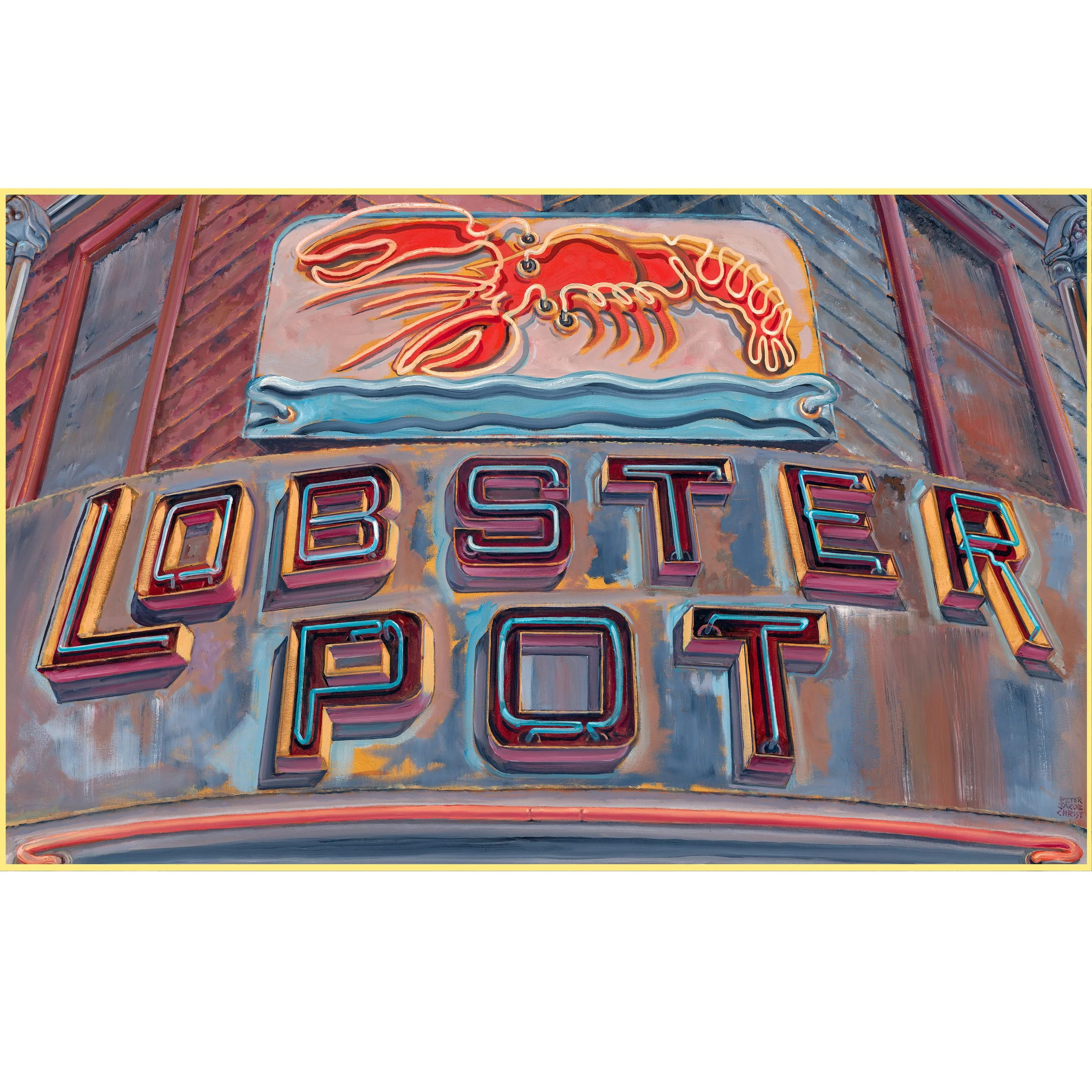 Lobster Pot - Provincetown, MA; 30"x48" Oil on canvas 2026 NFS