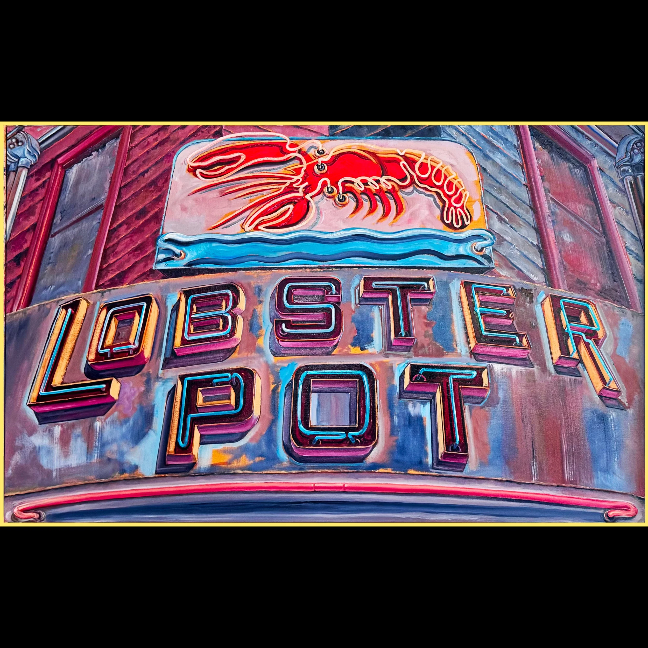 Lobster Pot 30x48 progress shot 9 w frame in square.jpg