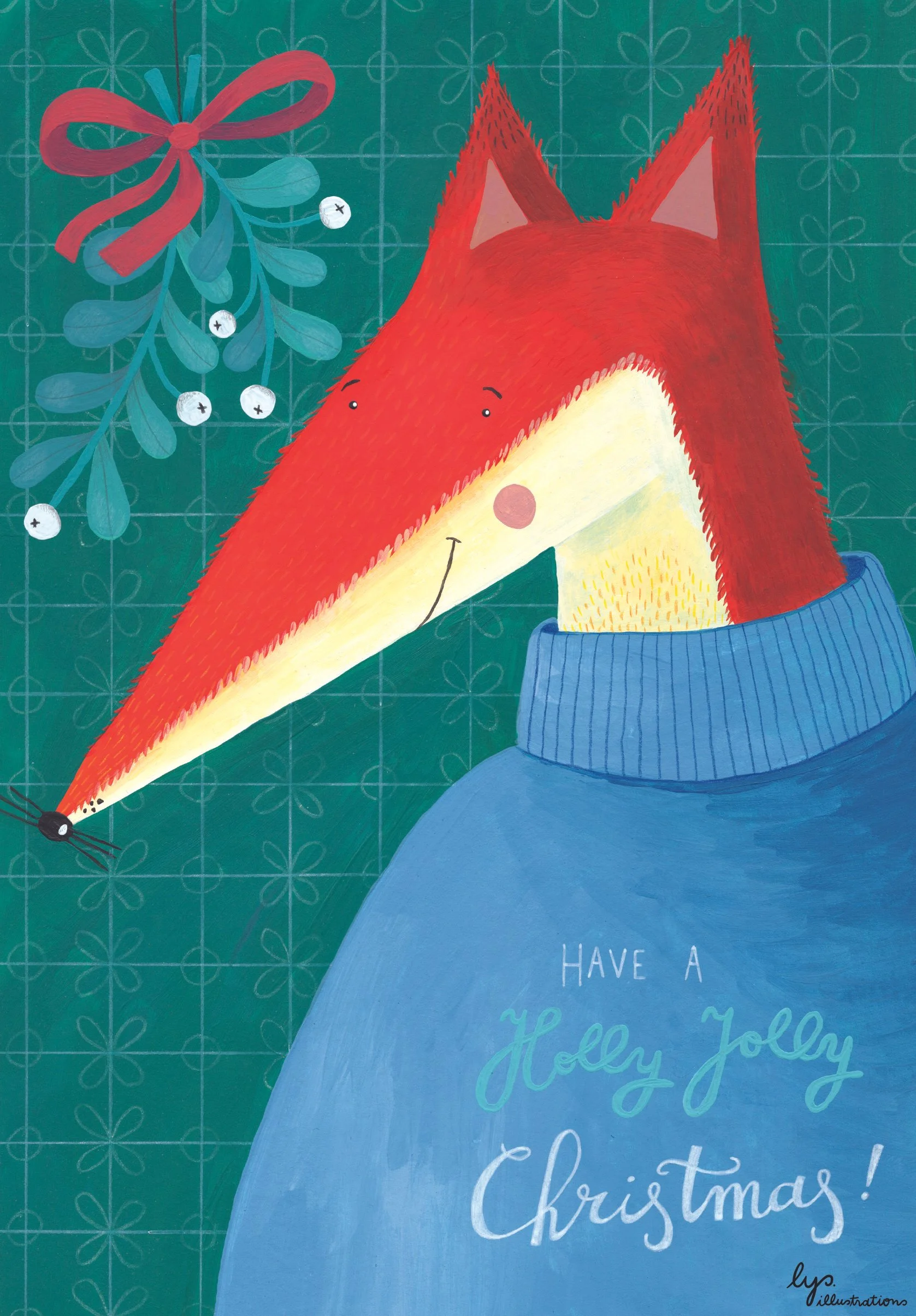 Postcards "Christmas Animals"