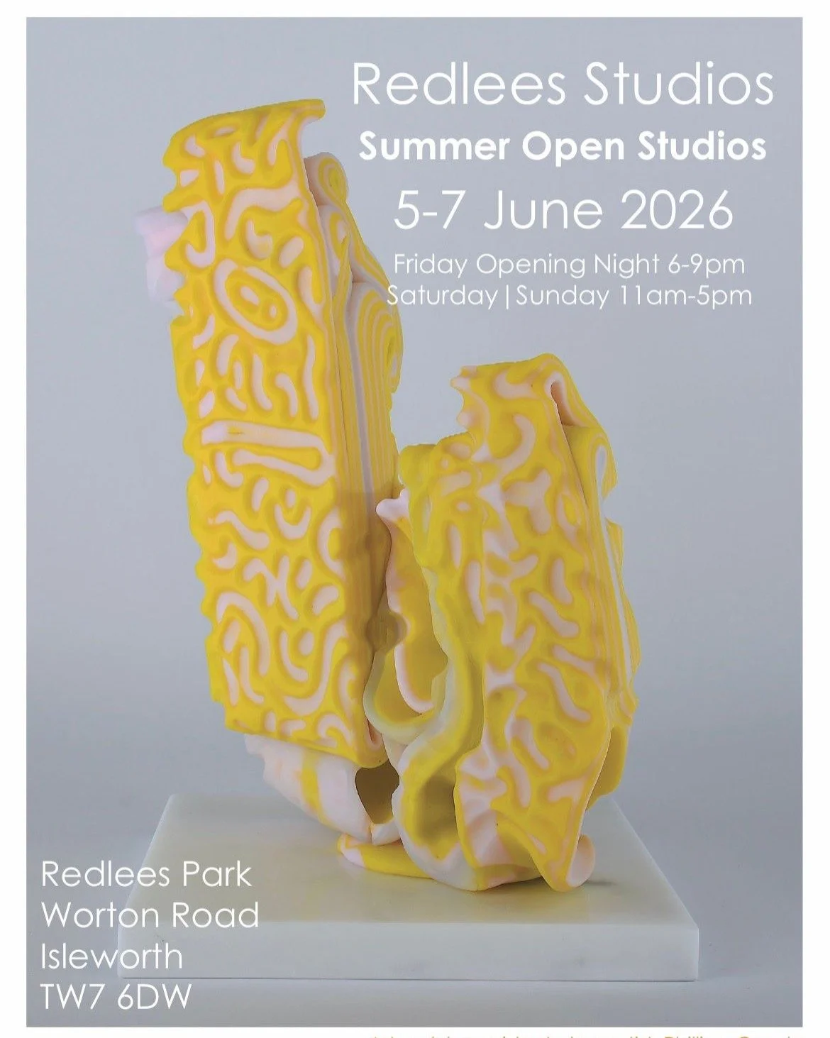 Details of our summer open studios where you will find me with my creations in studio 3.
A warm welcome awaits you with a glass of something refreshing on the first night too! I hope to see you this weekend.