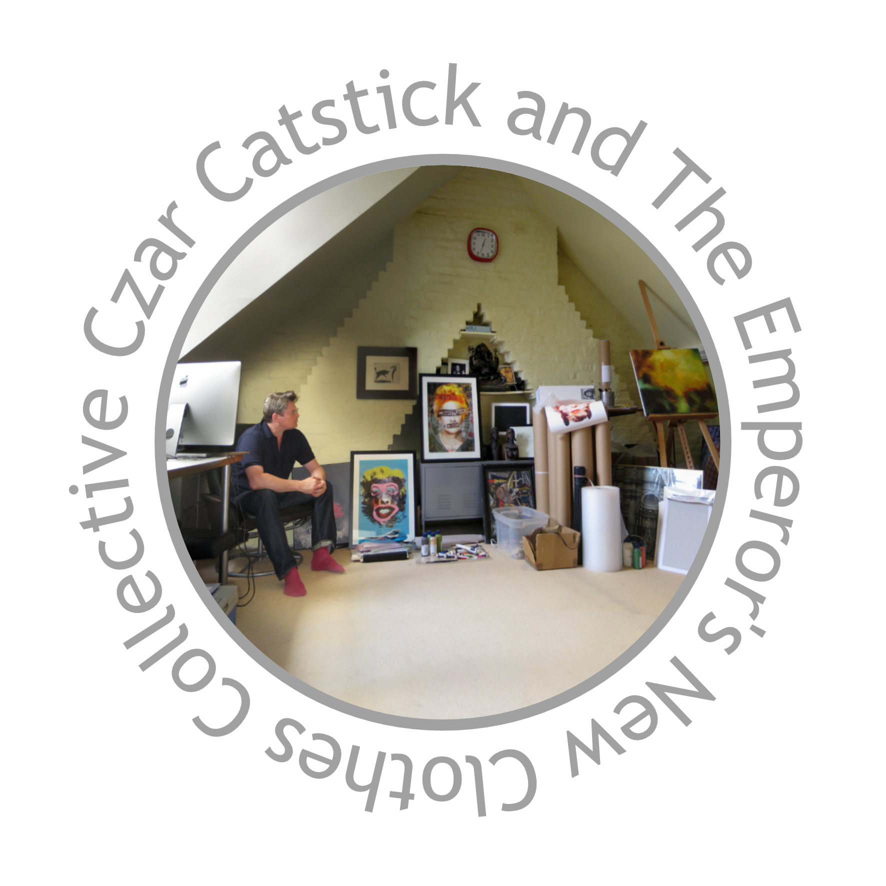 Artist Czar Catstick and The Emperor's New Clothes Collective BFA Online Art Gallery Bespoke British Fine Art and Big Fat Arts