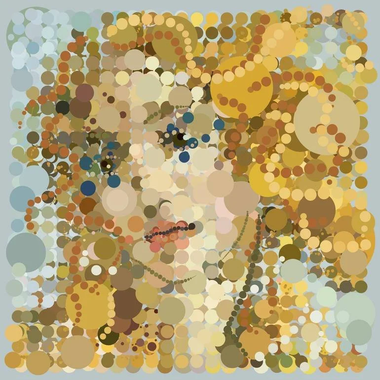 Dotticelli Venus Botticelli Tribute by Artist Czar Catstick - included in the Saatchi Art Curators Choice Collection 