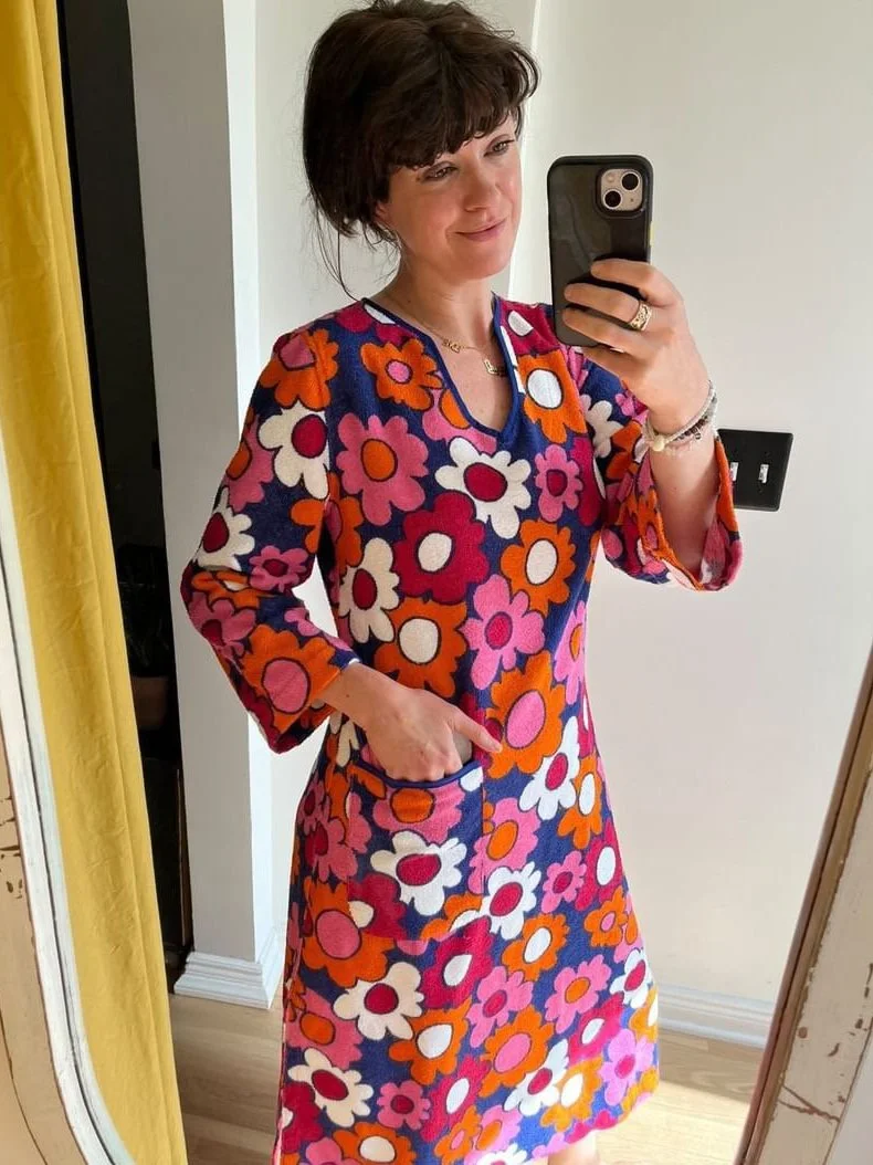 Dawn O'Porter Emerson Print Towelling Dress