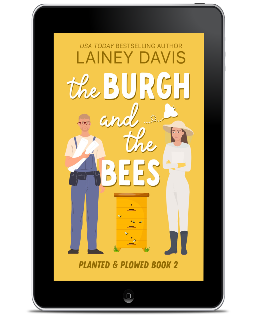 book cover the burgh and the bees by lainey davis