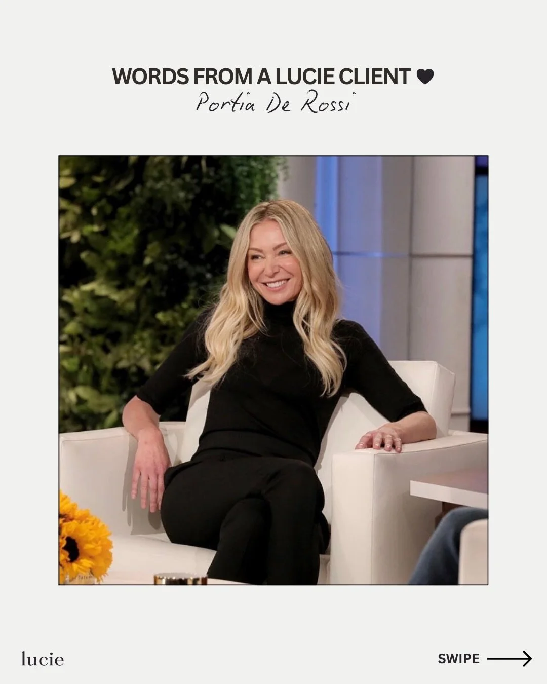 When Portia de Rossi says she uses lucie for everything 💅🧘&zwj;♀️✨

From facials to fitness, nails to hair colour, and everything in between&hellip; our trusted network of professionals brings 5-star health + beauty services straight to your door.
