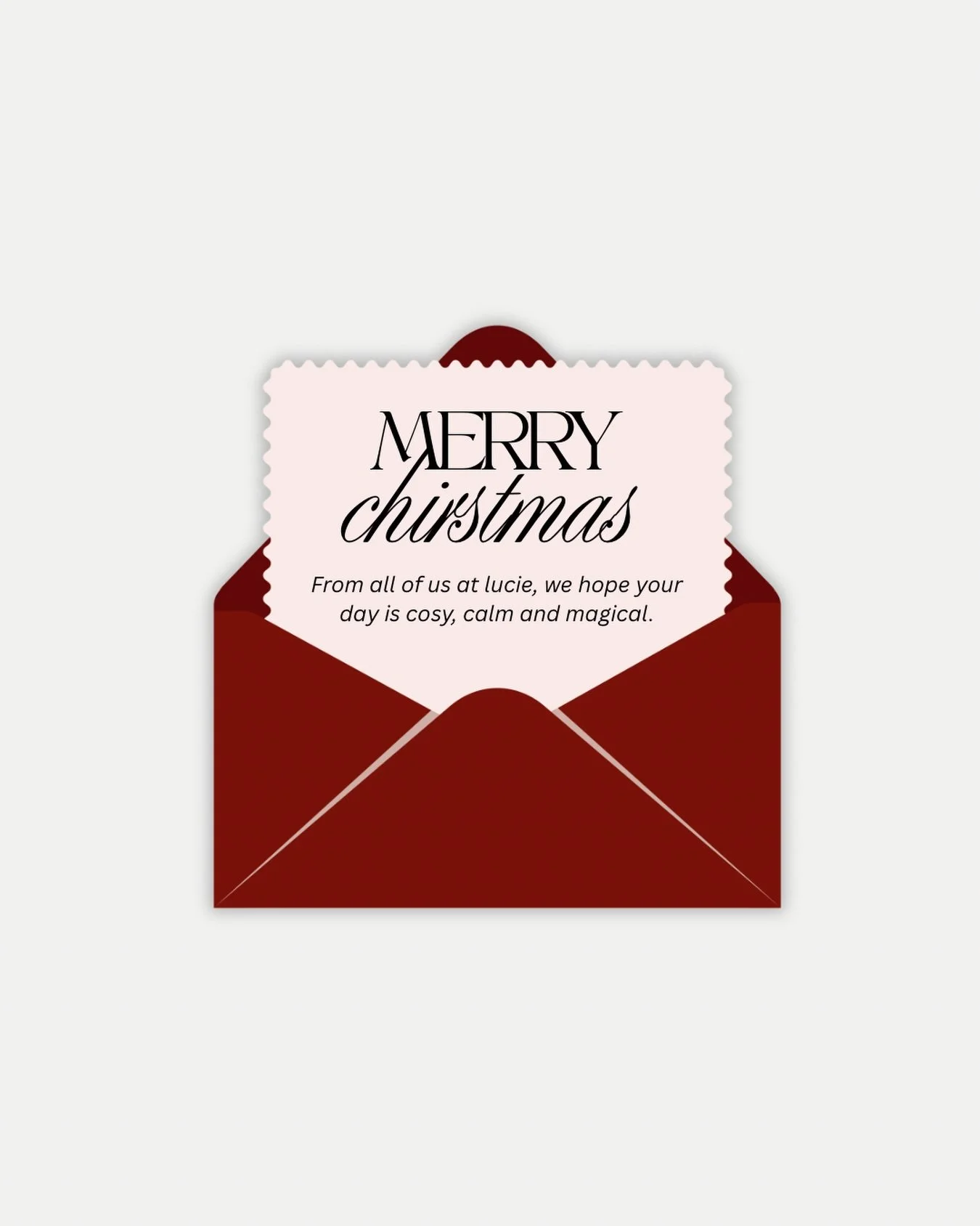 Merry Christmas from all of us at lucie ❤️

We hope today is filled with all the things that matter most, love, rest, joy (and maybe a little pampering too).

Thank you for being part of our journey this year. We can&rsquo;t wait to bring even more b