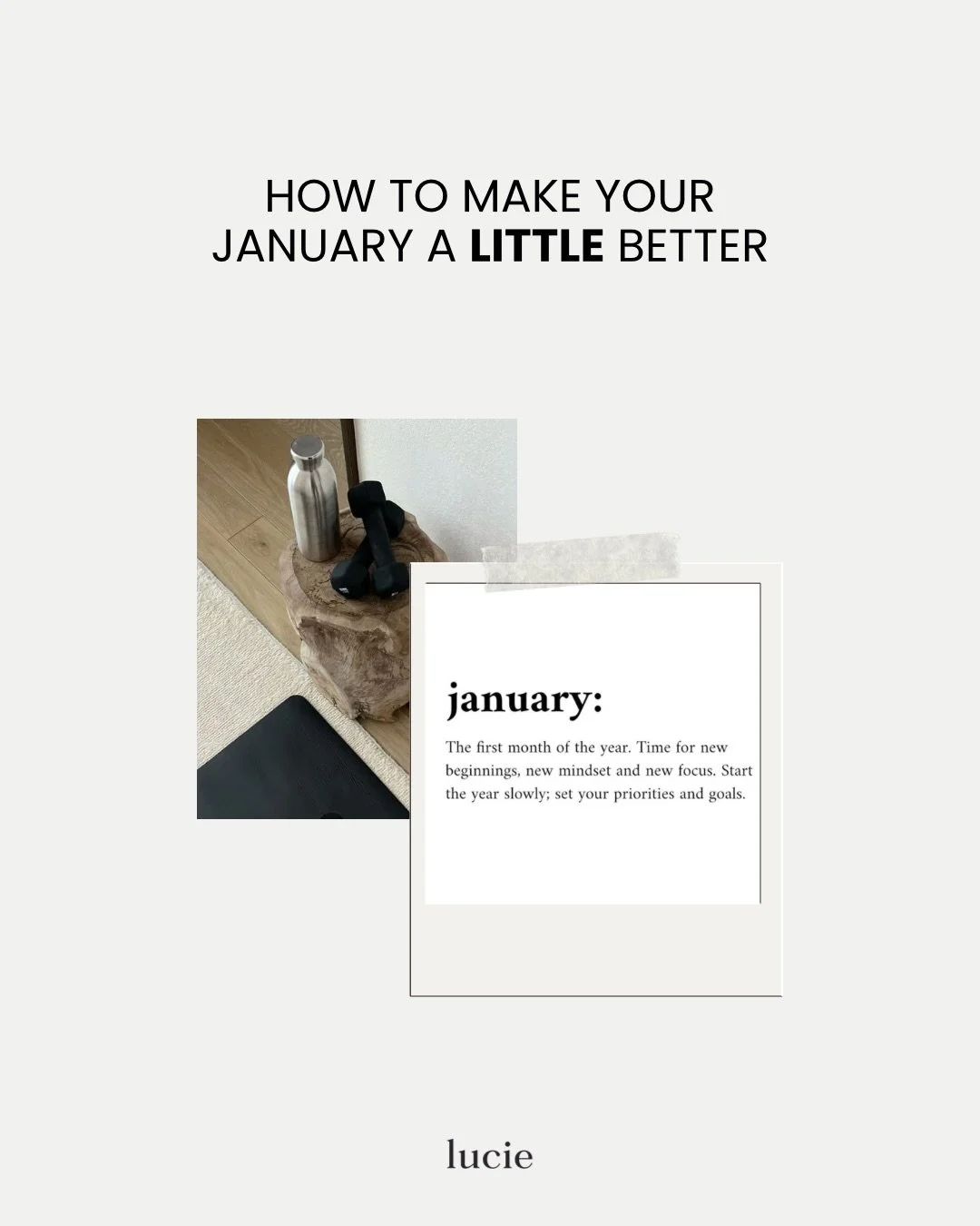 January can feel a little flat&hellip; the festive celebrations have finished, it&rsquo;s dark by 4pm, and the pressure to &ldquo;start strong&rdquo; creeps in fast.

But it doesn&rsquo;t have to be all or nothing. Small, intentional habits can make 