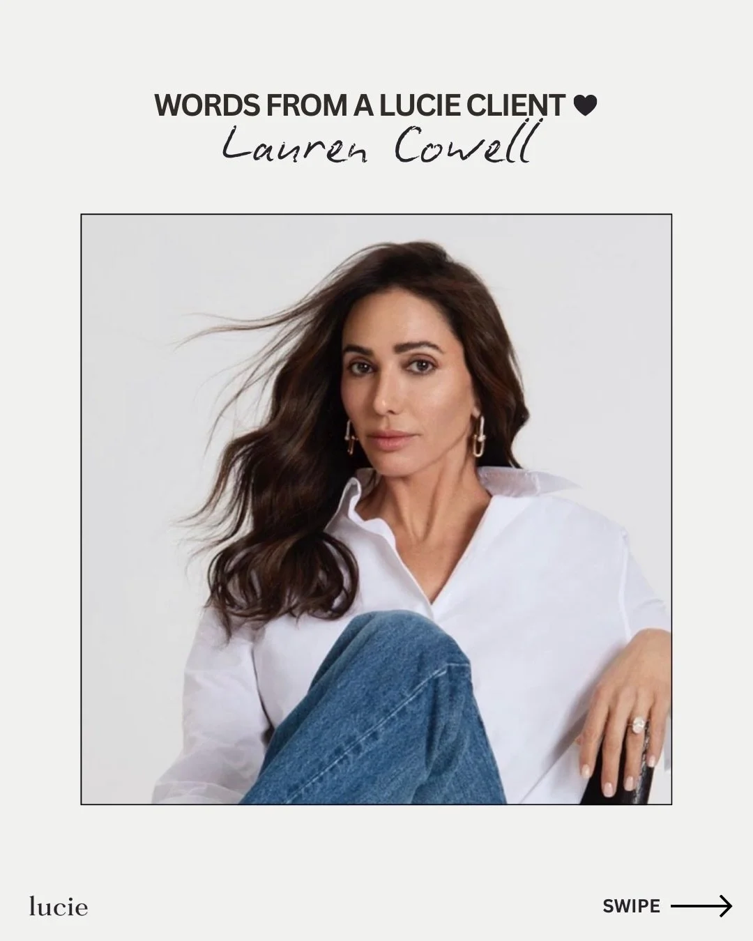&ldquo;lucie is my go-to for at-home treatments&rdquo; - Lauren Cowell 💫

When life gets busy, the luxury of booking expert treatments straight to your door is unmatched. For @laurenmichellecowell , lucie is the effortless way to prioritise self-car