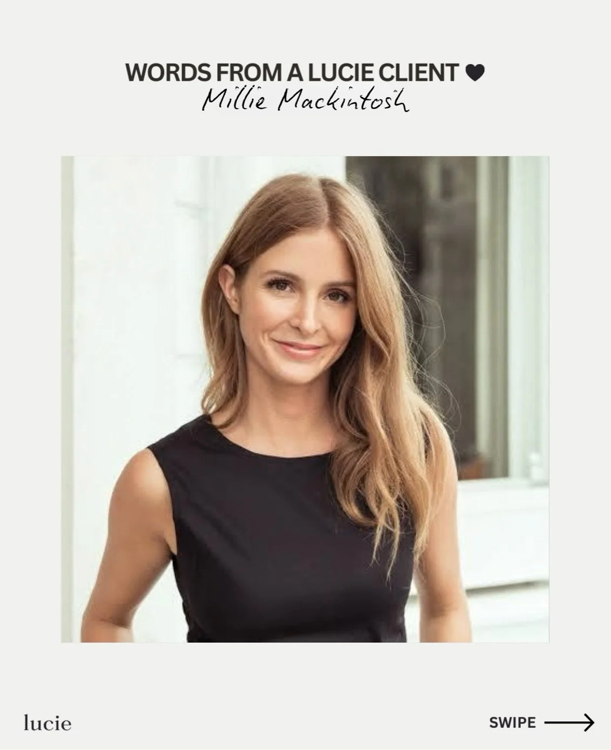 When Millie Mackintosh says lucie is her go-to for &ldquo;me time&rdquo;

From facials to fitness, nails to hair colour, and everything in between&hellip; our trusted network of professionals brings 5-star health + beauty services straight to your do