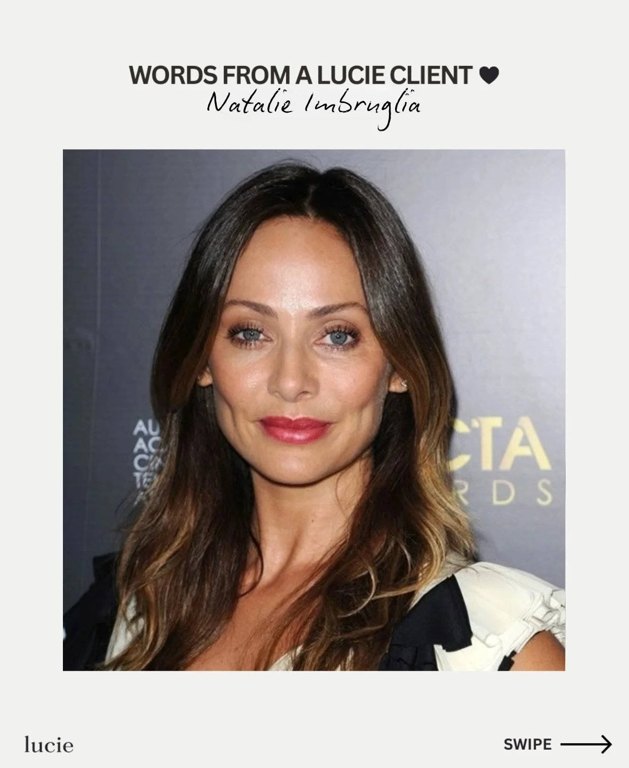When Natalie Imbruglia says lucie changed how she does wellness

From facials to fitness, nails to hair colour, and everything in between&hellip; our trusted network of professionals brings 5-star health + beauty services straight to your door.

luci