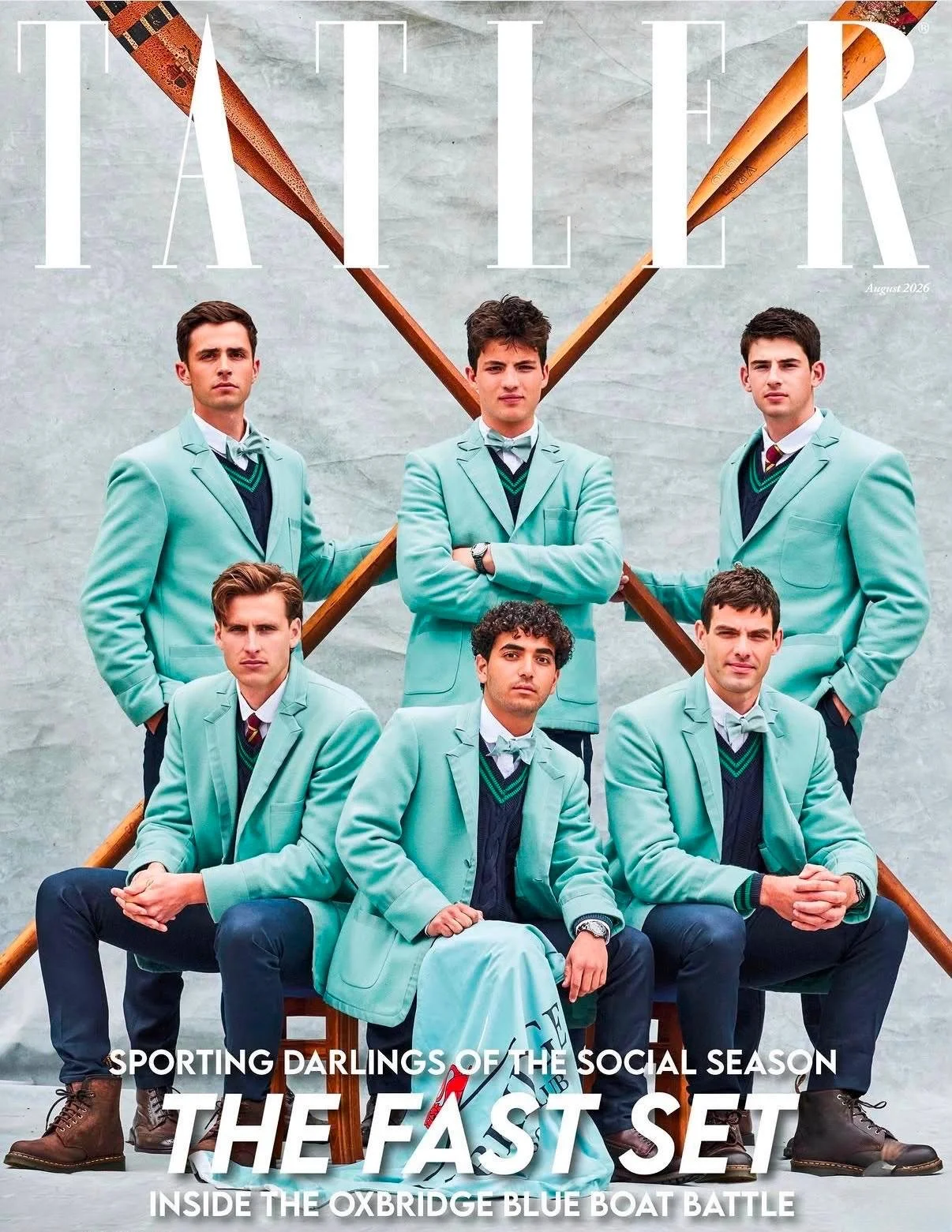 Cover of a magazine TATLER, featuring an article on lucie