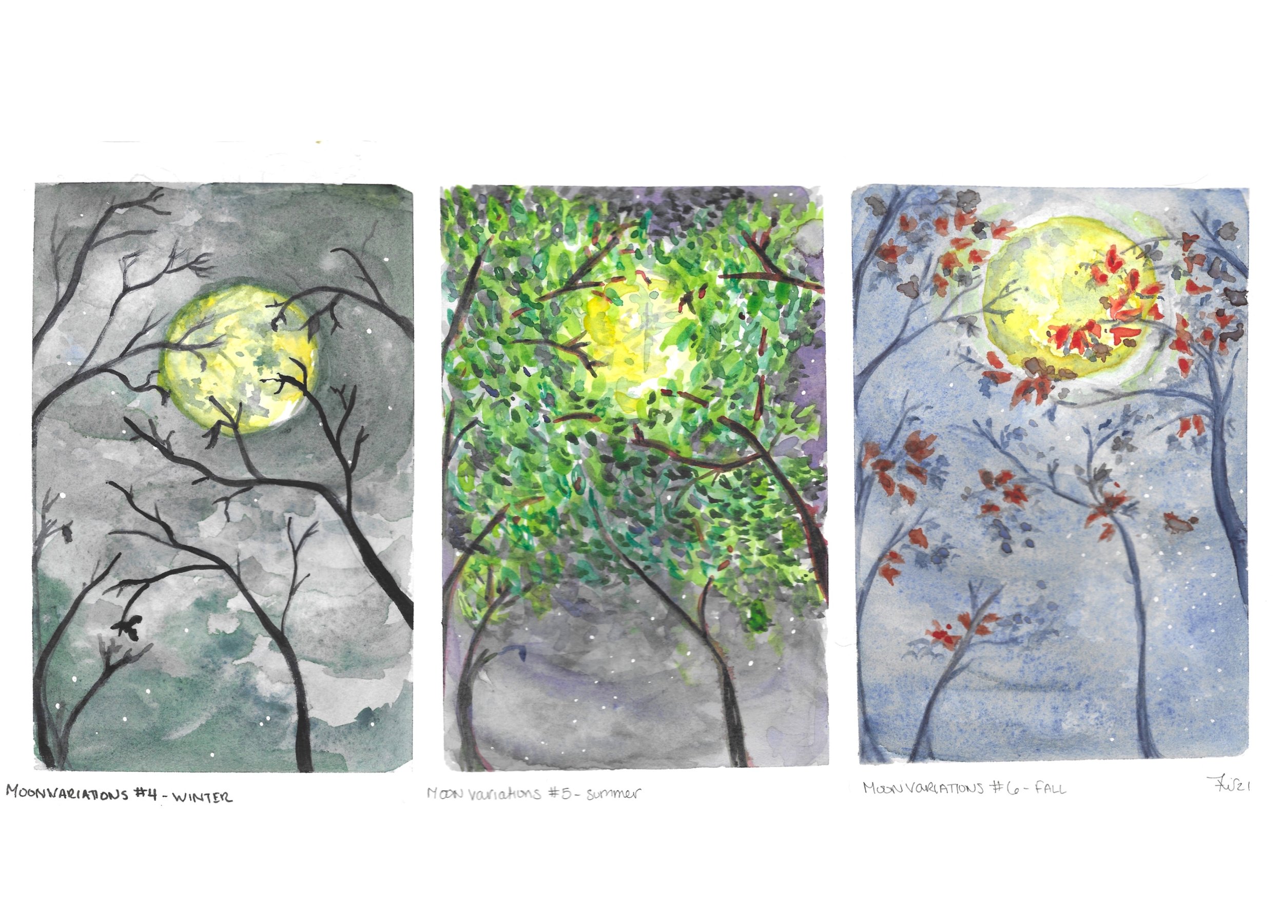 Trilogy - watercolor