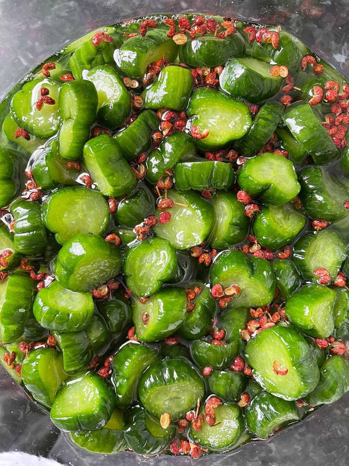 Pickled Cucumber with Sichuan Peppercorn                 £6.5&nbsp;(280ml Jar) (available for UK delivery)