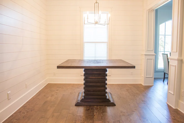DIY Modern Farmhouse Dining Table Project Plans — WOODBREW