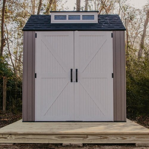 Rubbermaid® Shed Transformation into Bike Gear Shed — WOODBREW