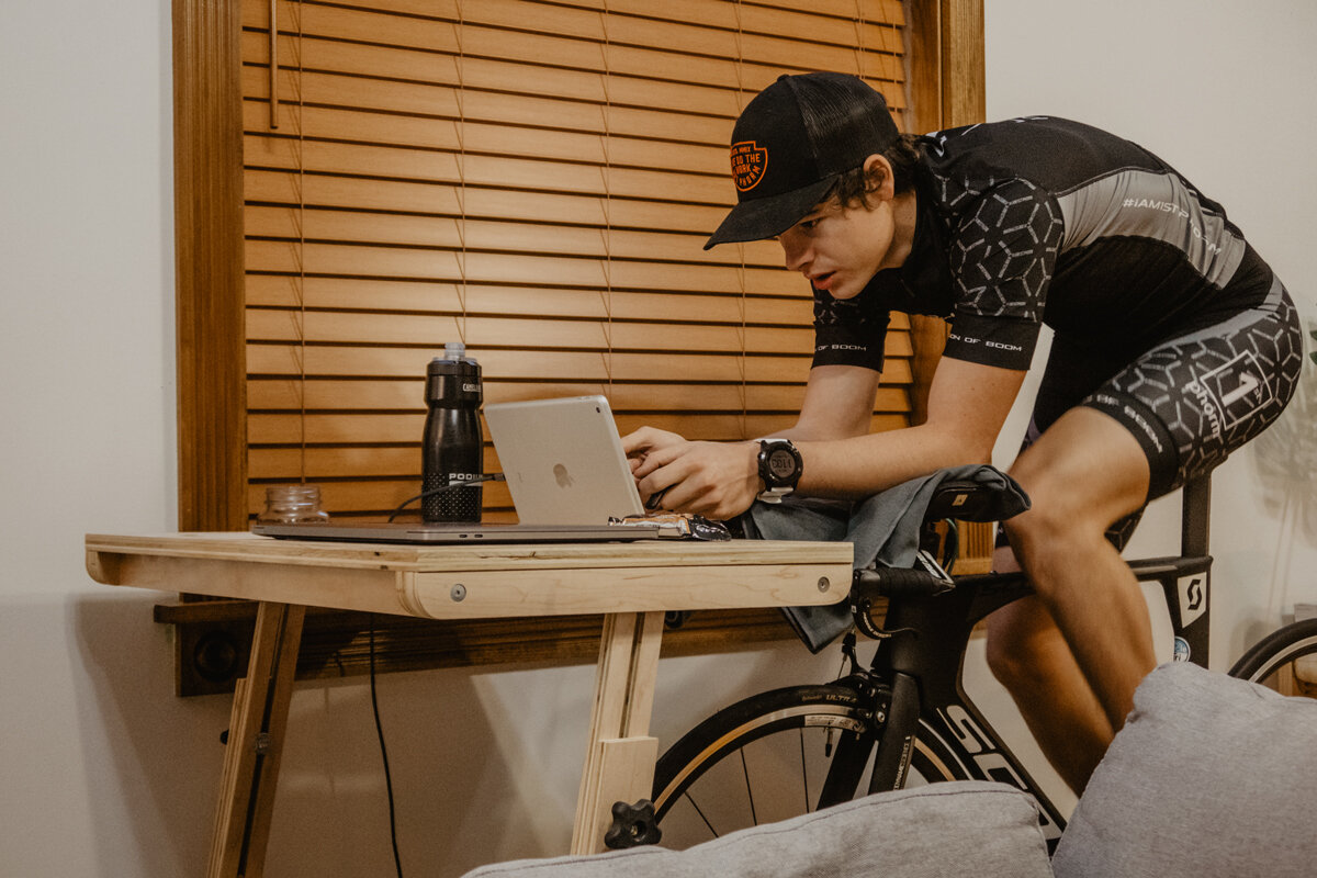 How We Made An Adjustable Bike Desk — WOODBREW