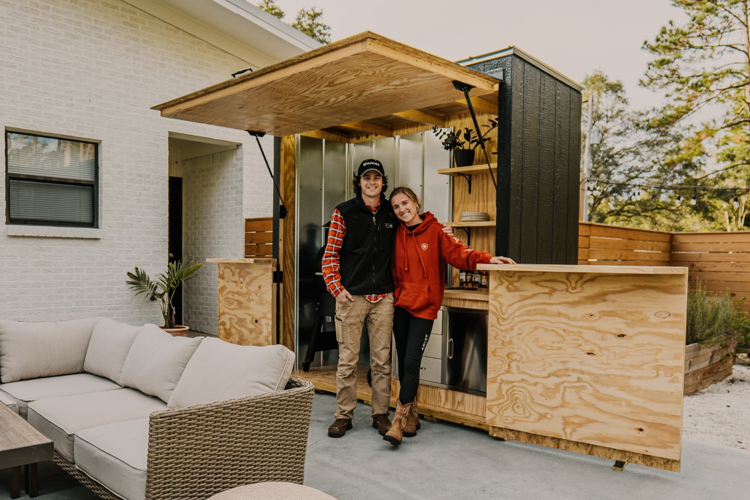 DIY Grill Station Shed — WOODBREW