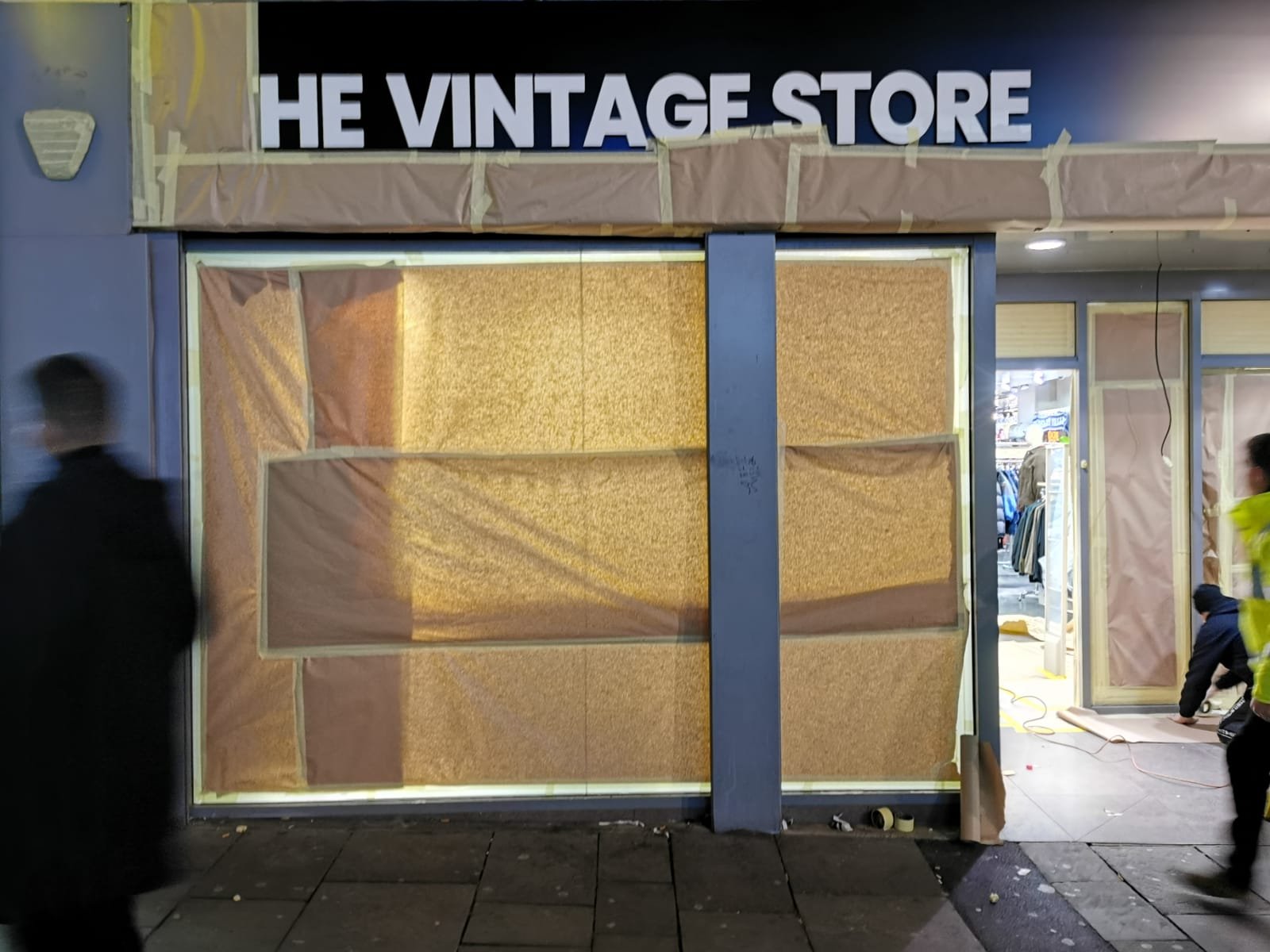 Store Front Masked Up