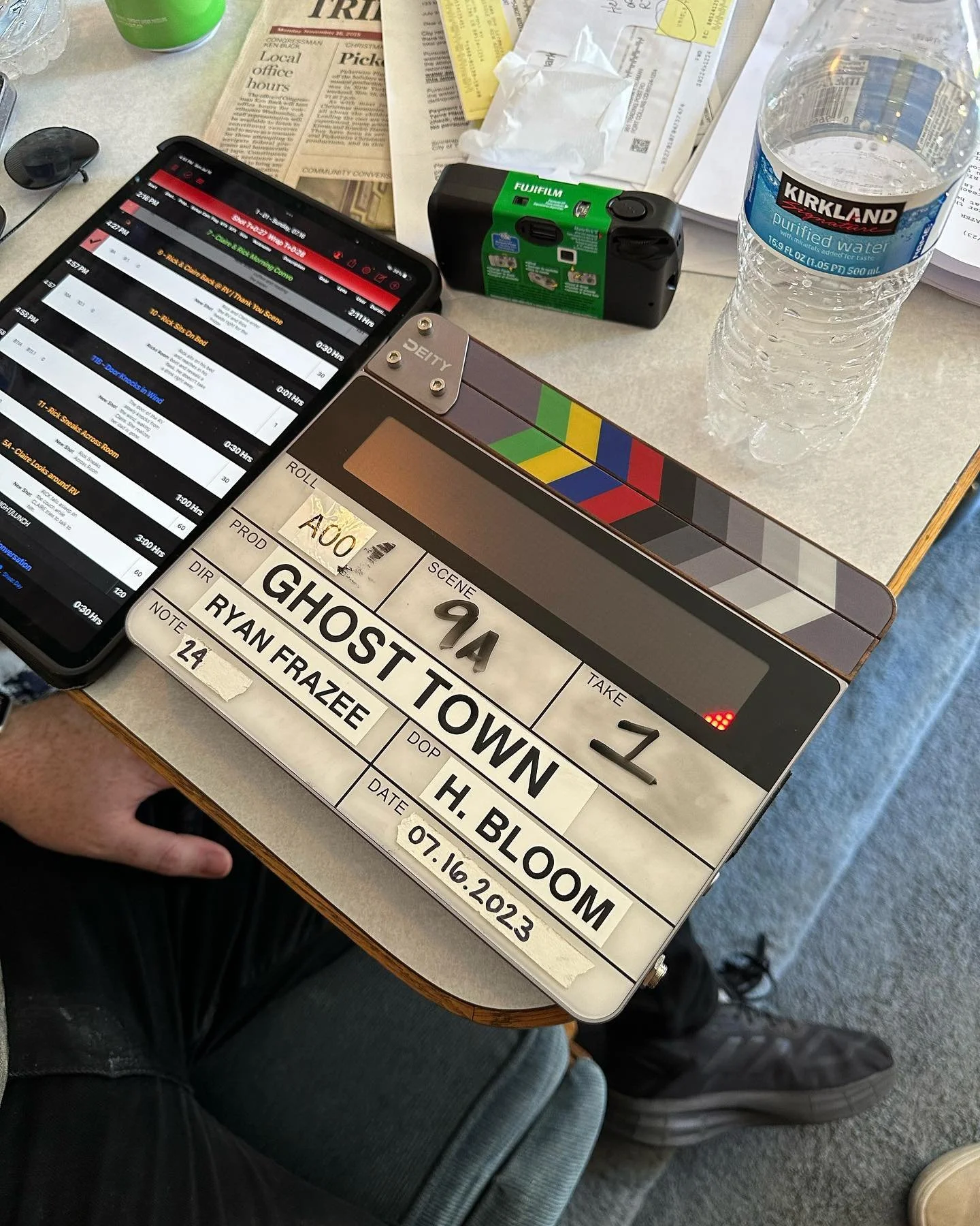 That’s a wrap on Ghost Town! Post-production starts now!