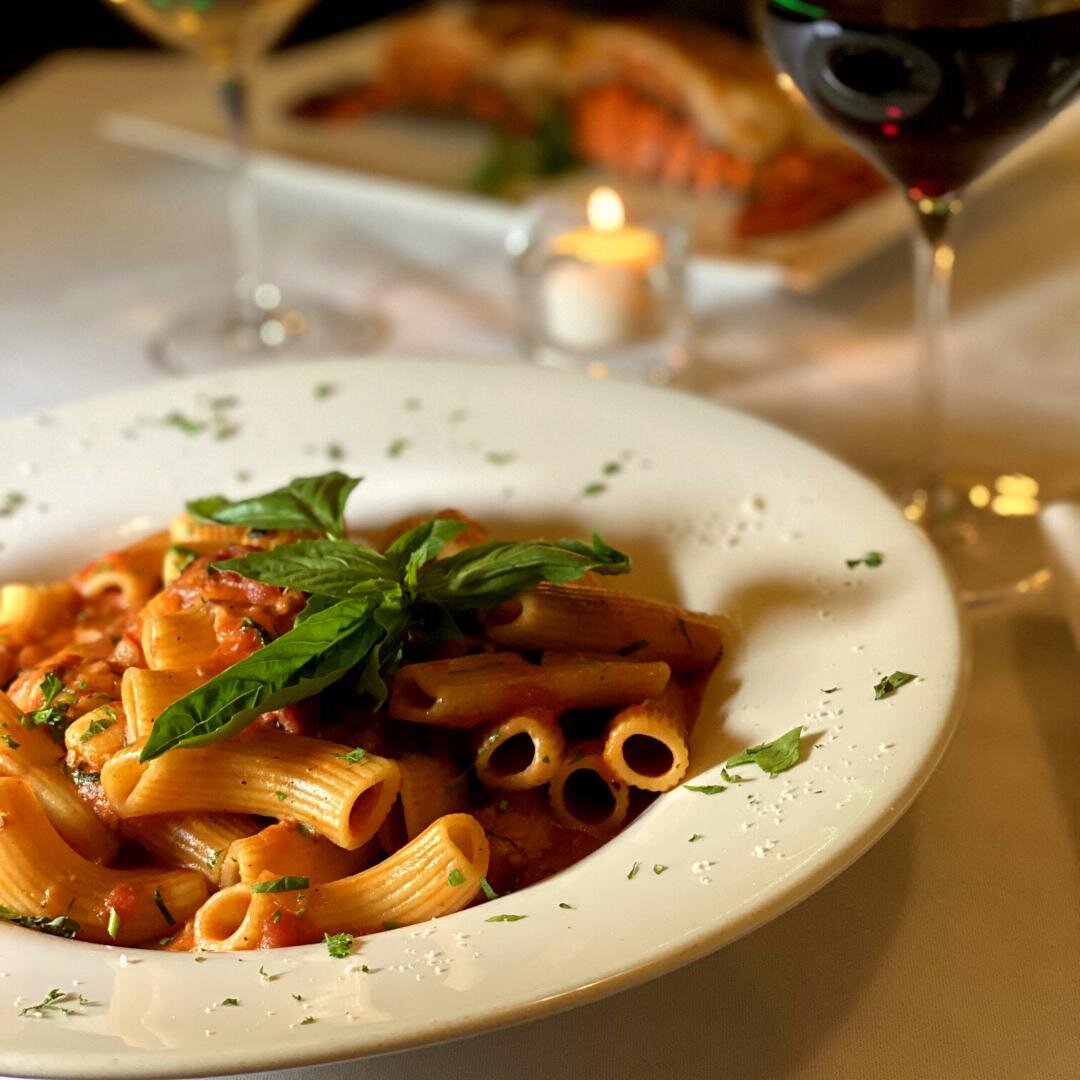 Penne Alla Vodka is always a good idea. ✨ 🌿
Add grilled chicken for some added protein. 

👉Open for Indoor &amp; Outdoor Dining
 ✨Mon-Thurs 12PM-9:30PM,  Fri 12PM-11PM, Sat 2PM-11PM, &amp; Sun 12PM-9PM
📲(631) 598-1150
.
.
.
.
 #SophiasItalianBistr