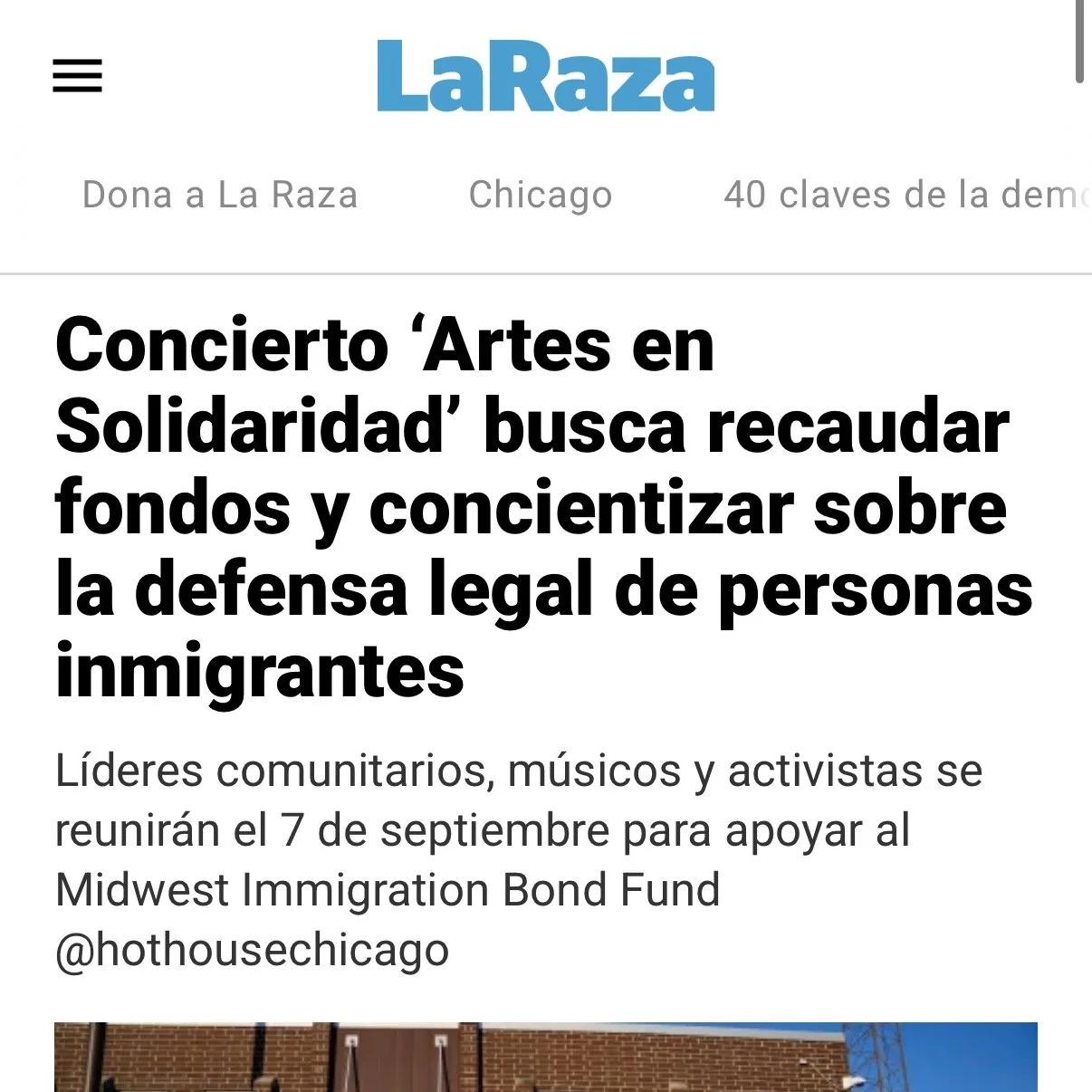 MIBF Board Members Interviewed in Article for La Raza