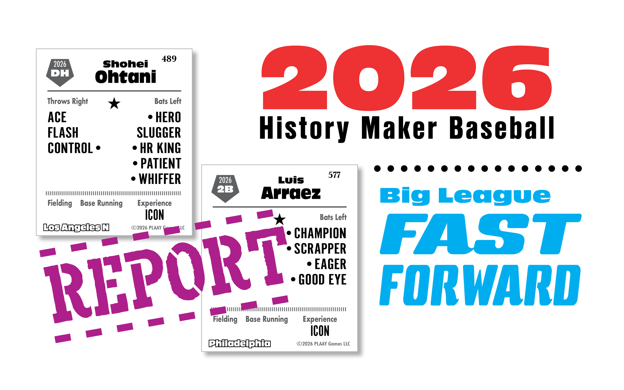2026 History Maker Baseball Big League “Fast Forward”
