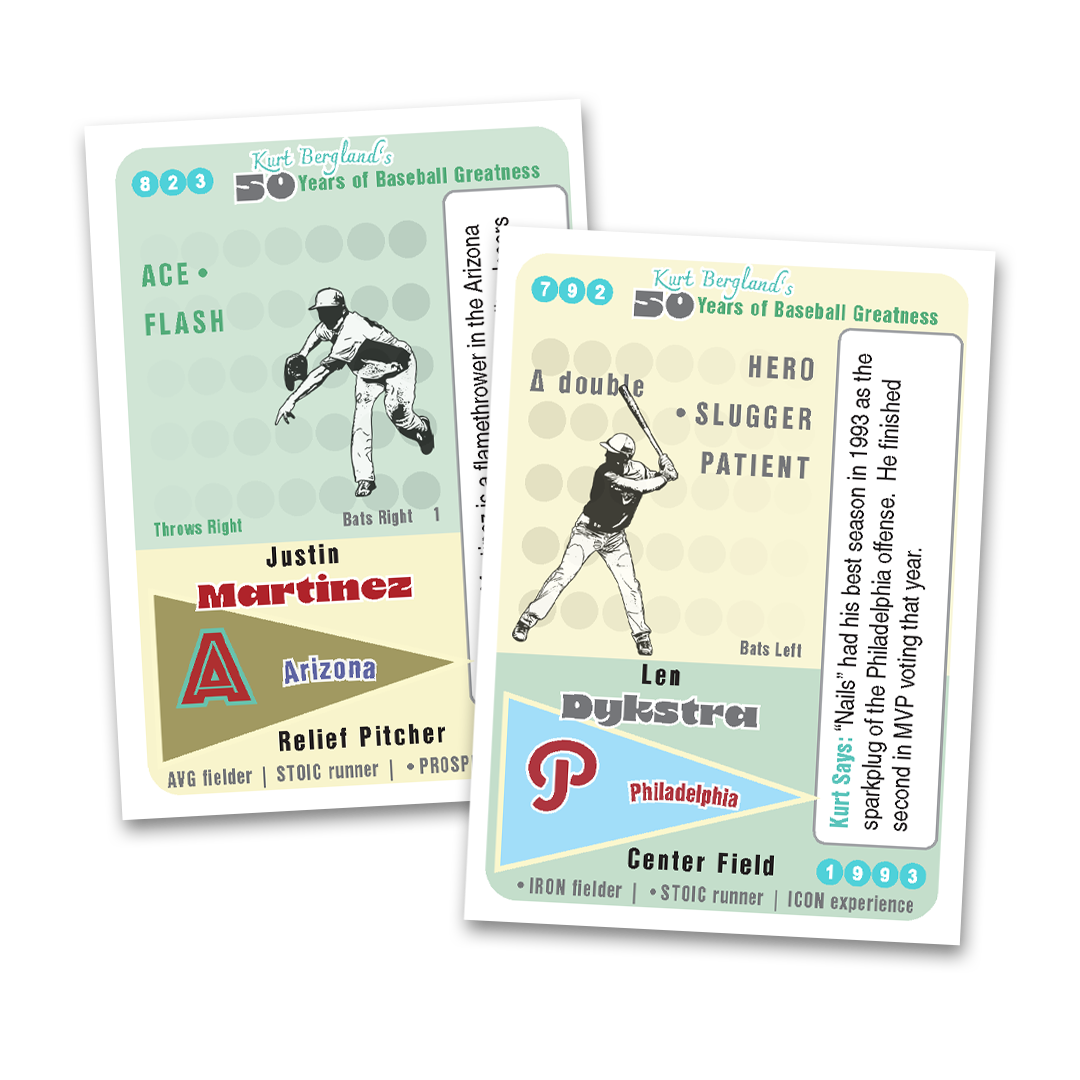 Kurt Bergland's "50 Years of MORE Baseball Greatness"