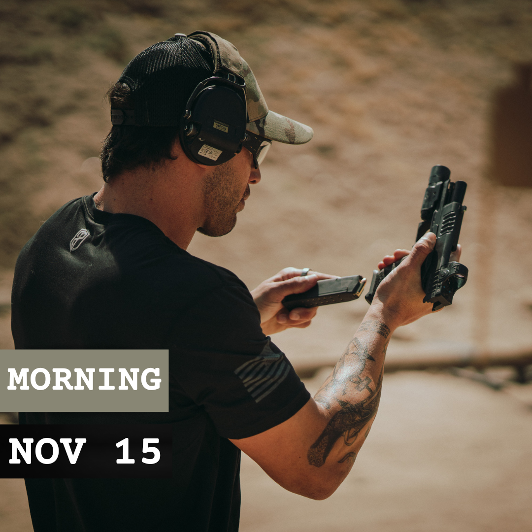 November 15 | Pistol Skills Builder MORNING