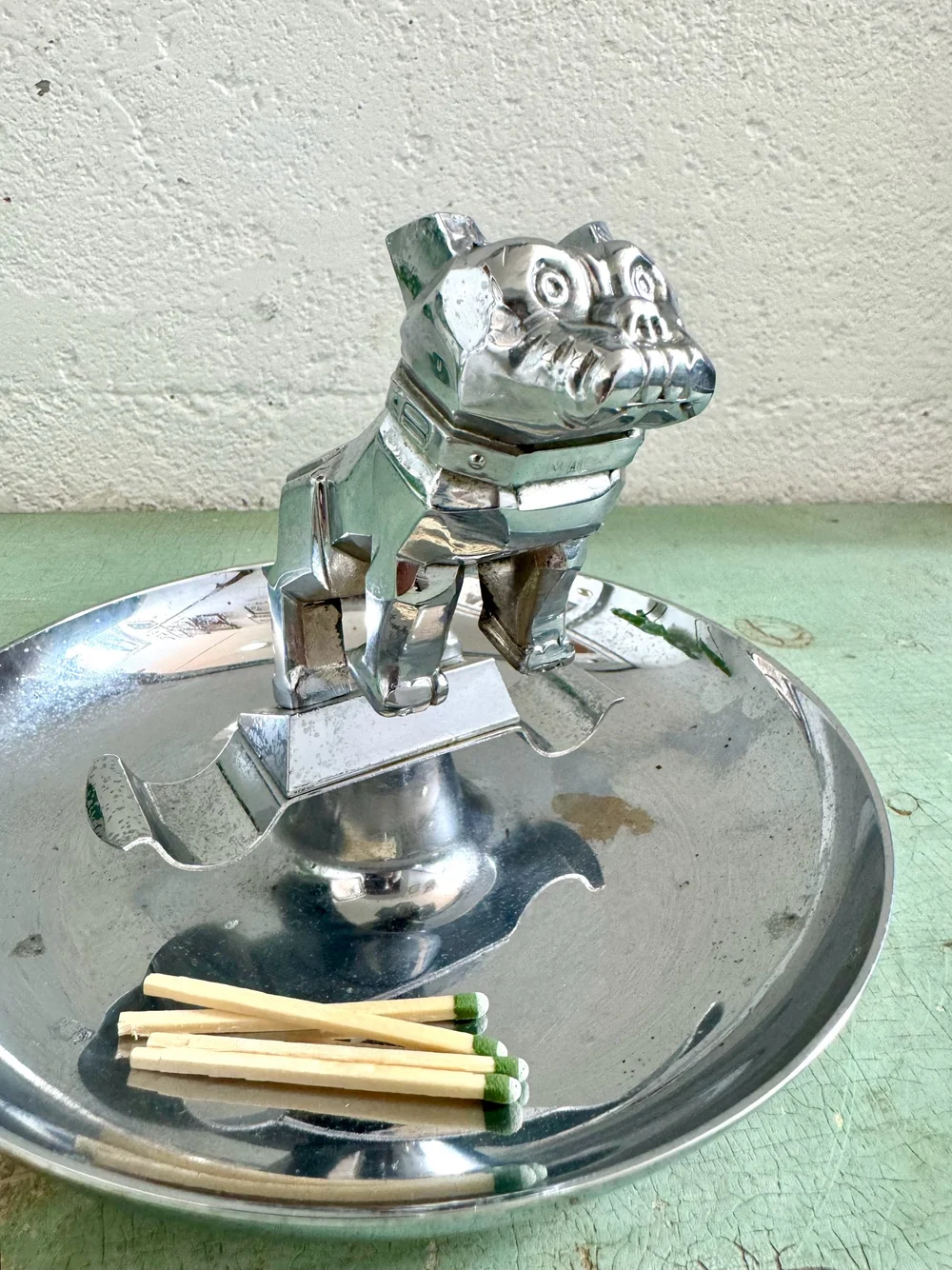Mack Truck Hood Ornament Cigar Ashtray (1940-50's