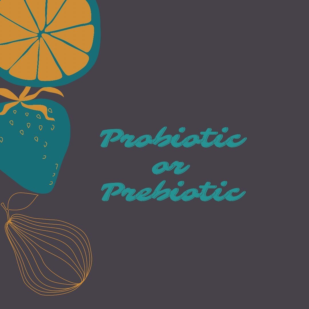 Probiotic or prebiotic? What the difference and which one should I take? These are very common questions that come up during my natural health consultations. My answer is always: probiotics are ALIVE! Prebiotics are the food for probiotics. Probiotic